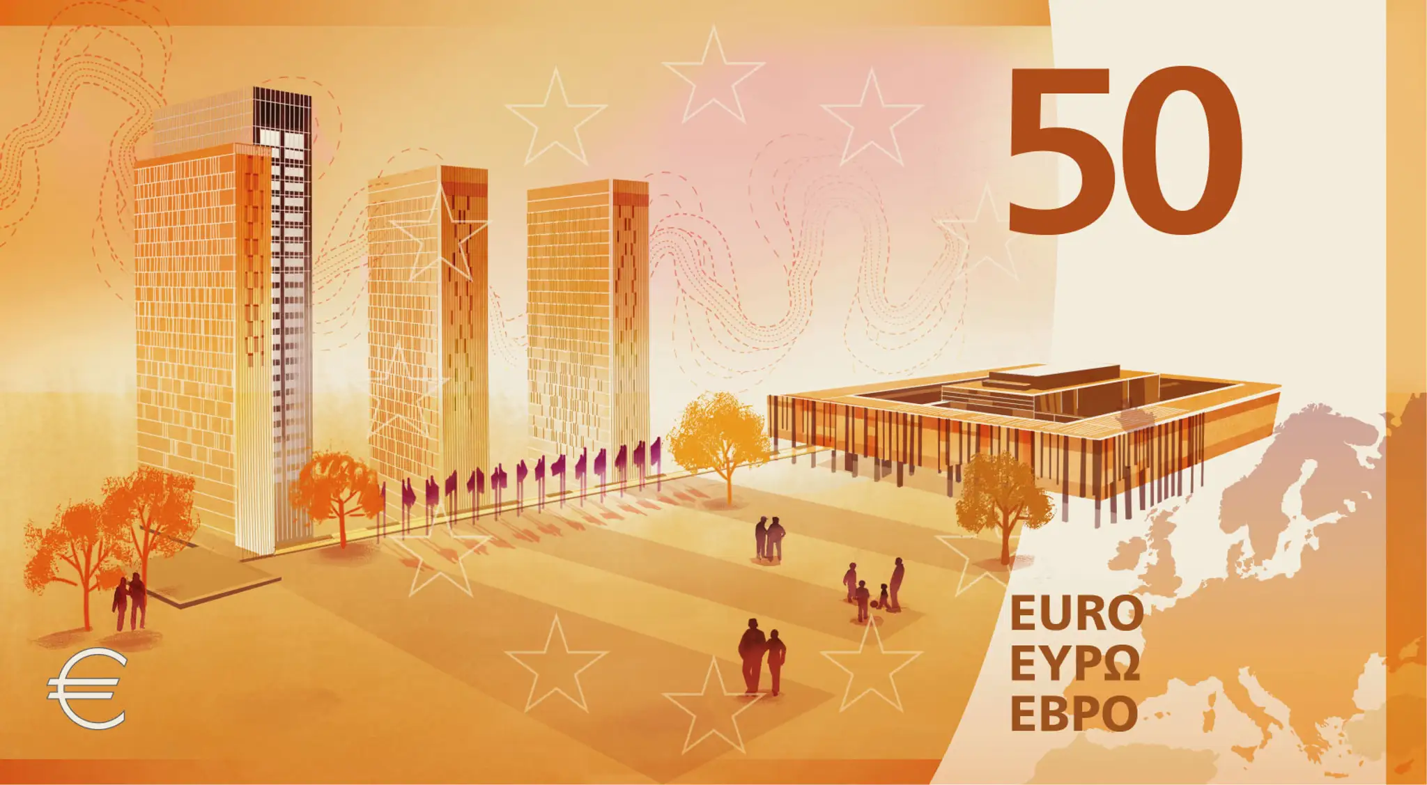 Nové eurobankovky Návrh H