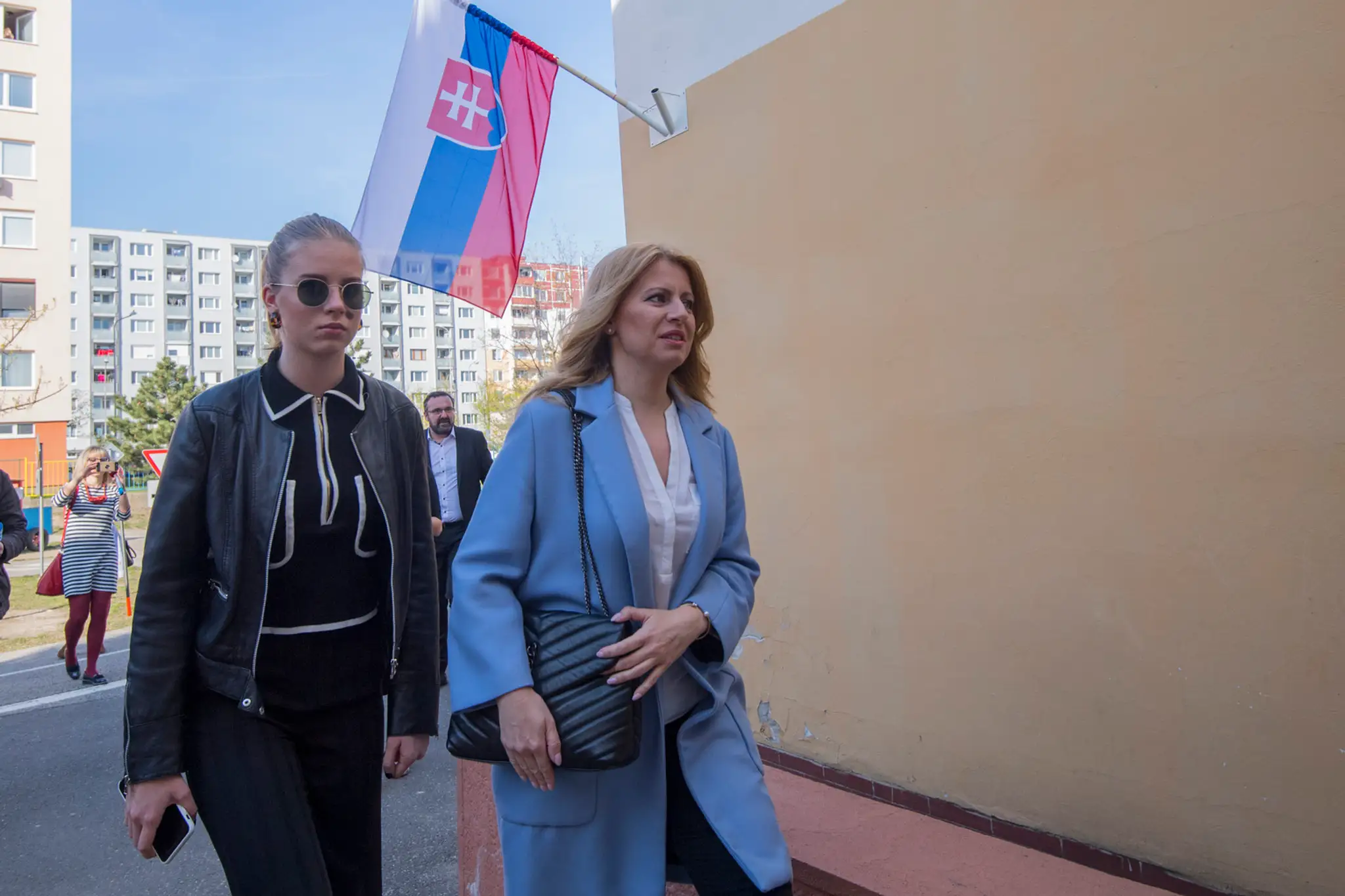 Zuzana Čaputová v deň volieb.