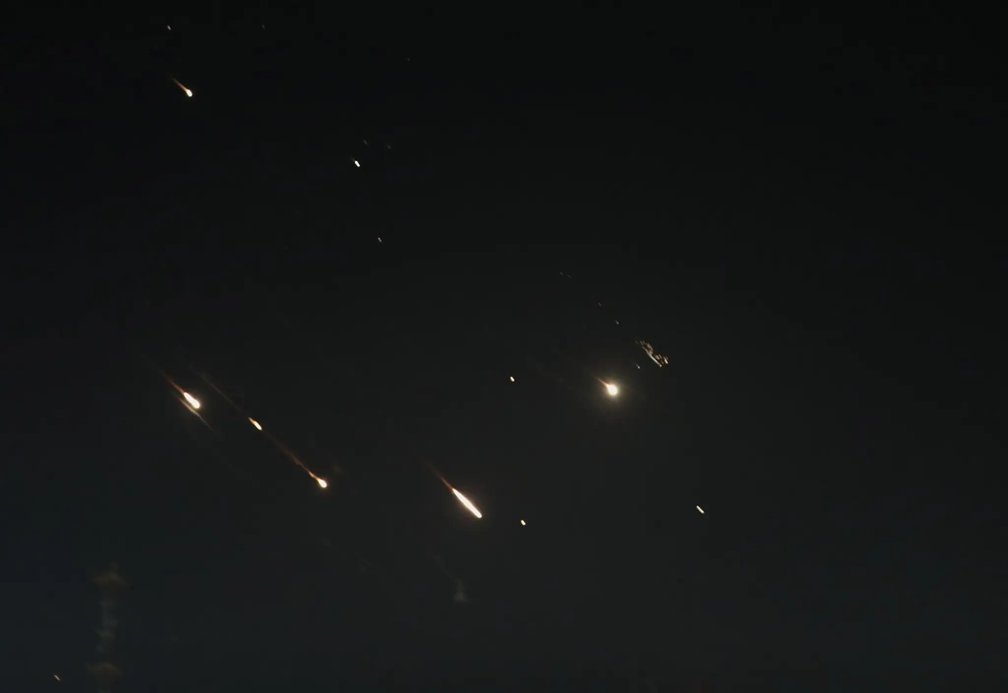 Iránske rakety nad Jerusalemom.