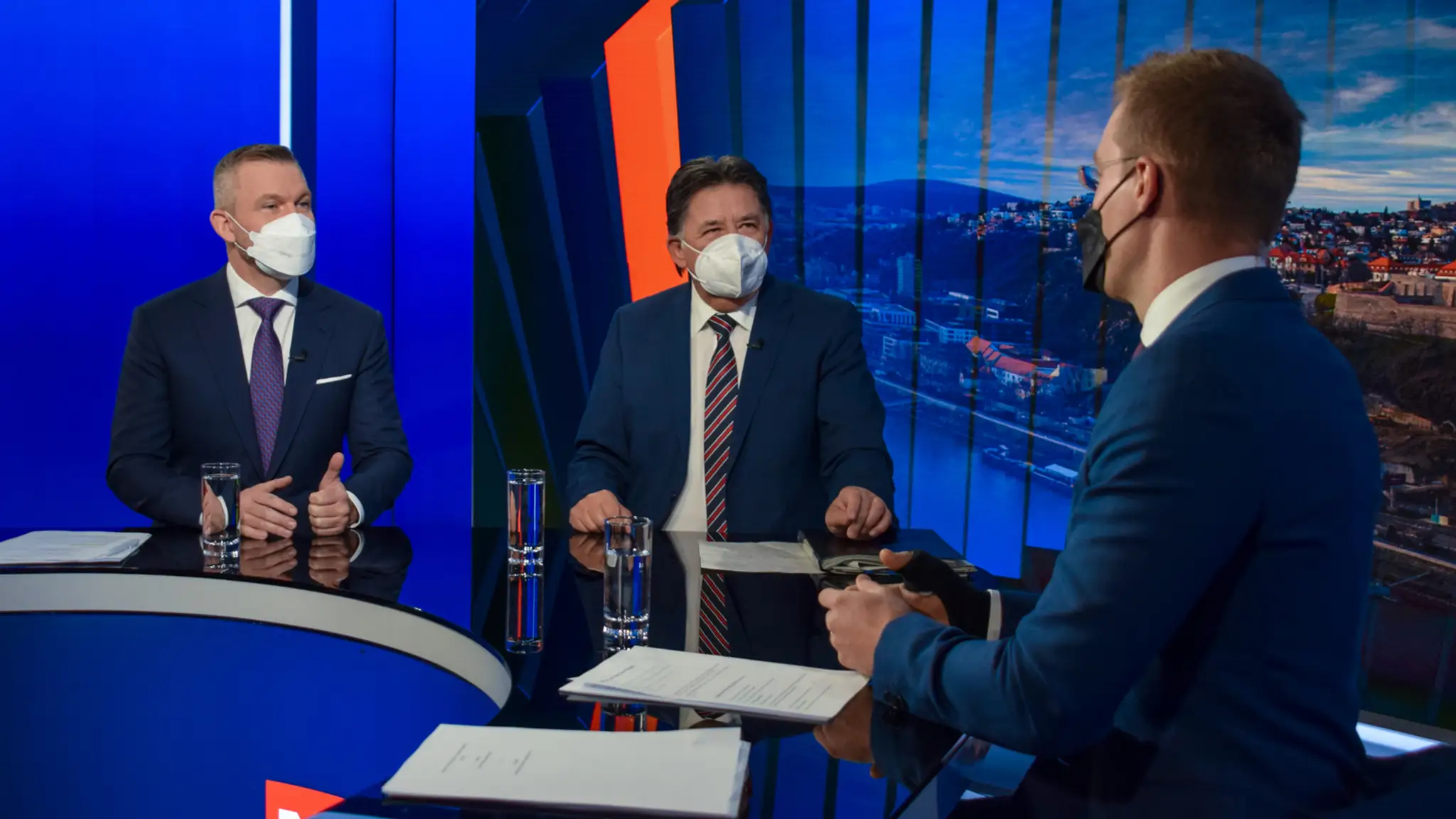 Peter Pellegrini a Ján Budaj v Na telo.