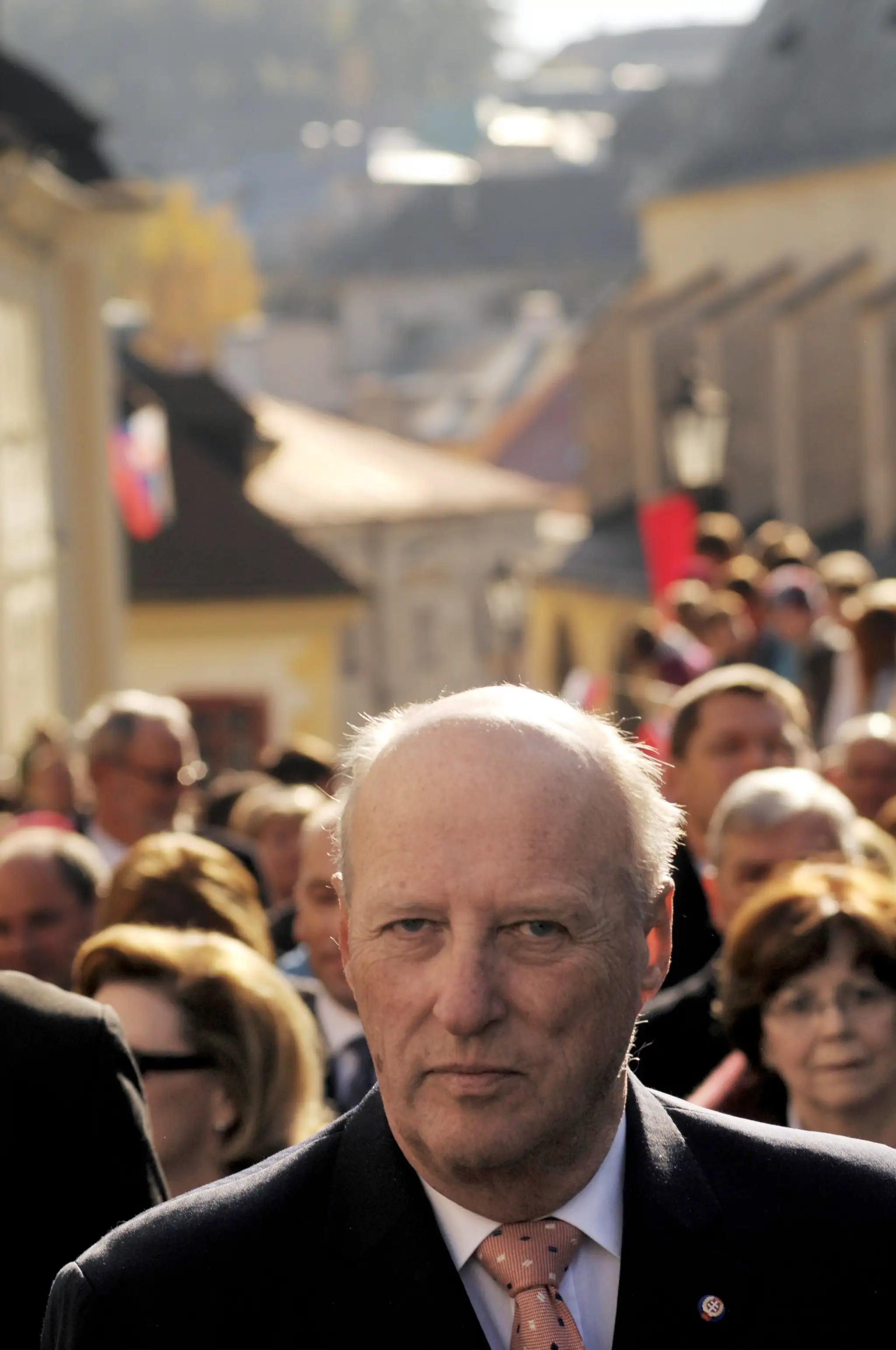 Návšteva nórskeho kráľovského páru v Banskej Štiavnici 28. októbra 2010.