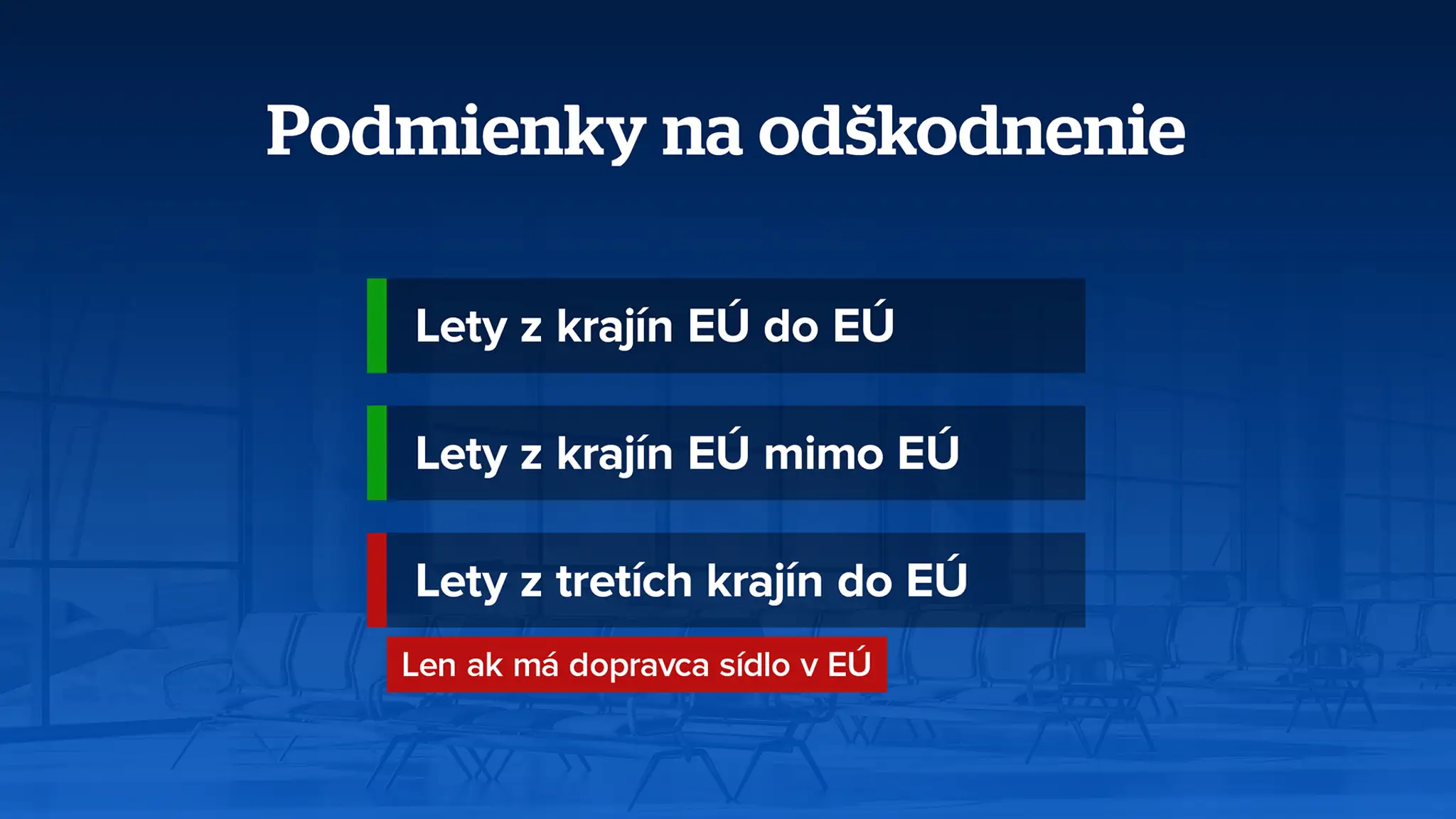 Podmienky na odškodnenie
