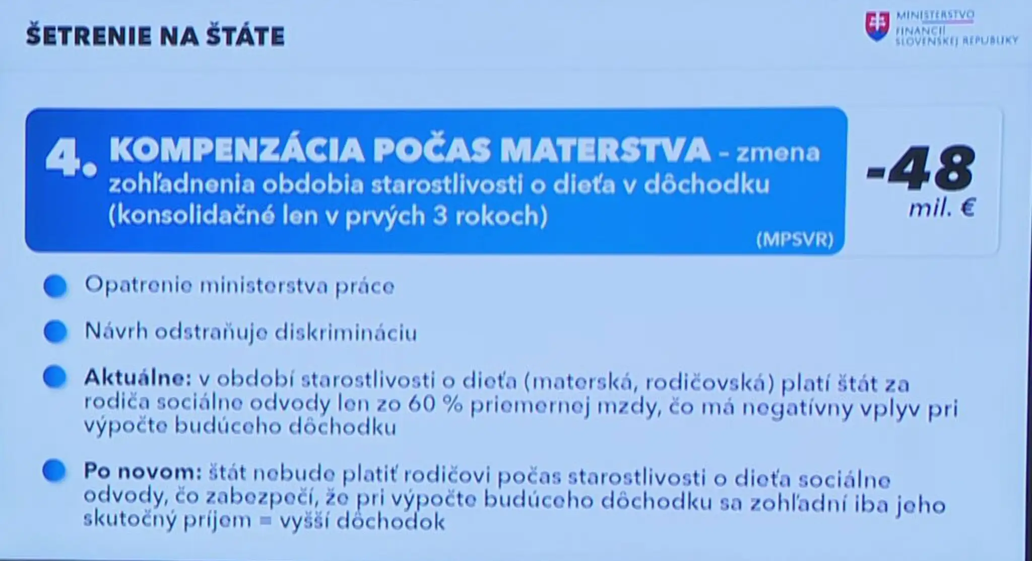Kompenzácia počas materstva
