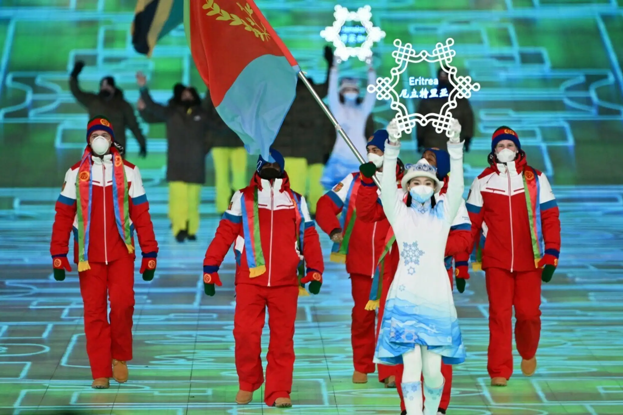Eritrea na otváracom ceremoniáli ZOH 2022.