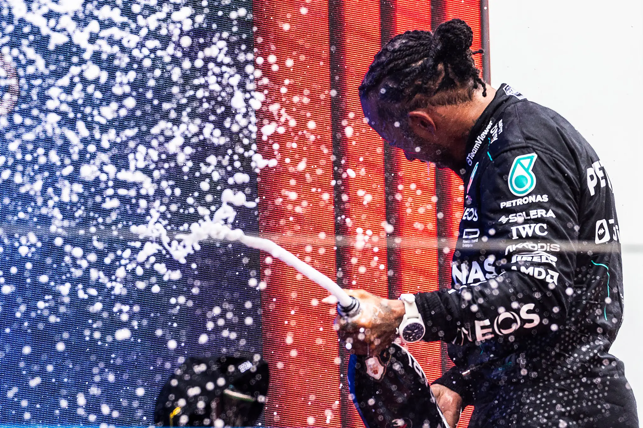 Lewis Hamilton z Mercedesu obsadil na VC Španielska tretie miesto.