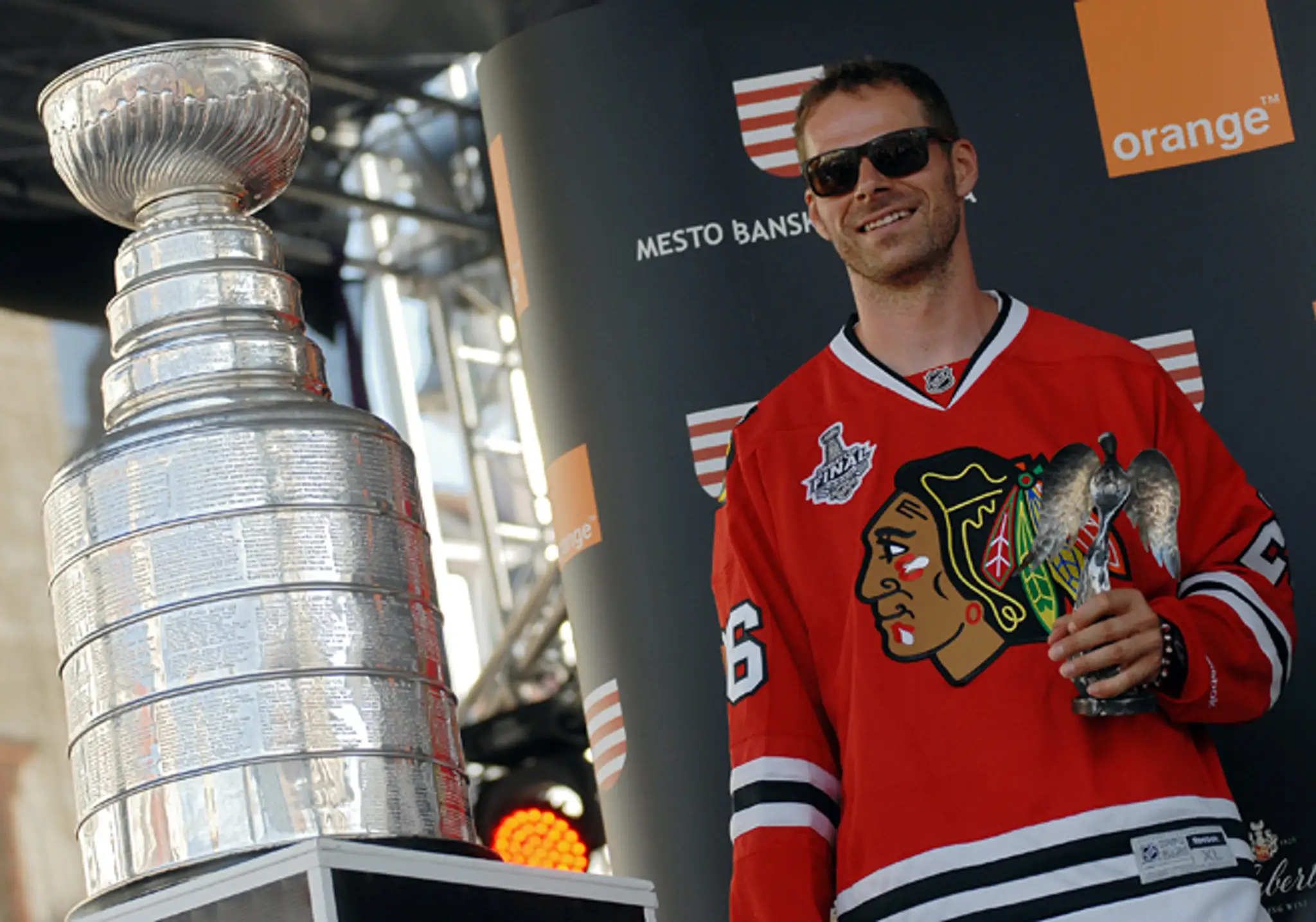 Michal Handzuš a Stanley cup v B. Bystrici - 1