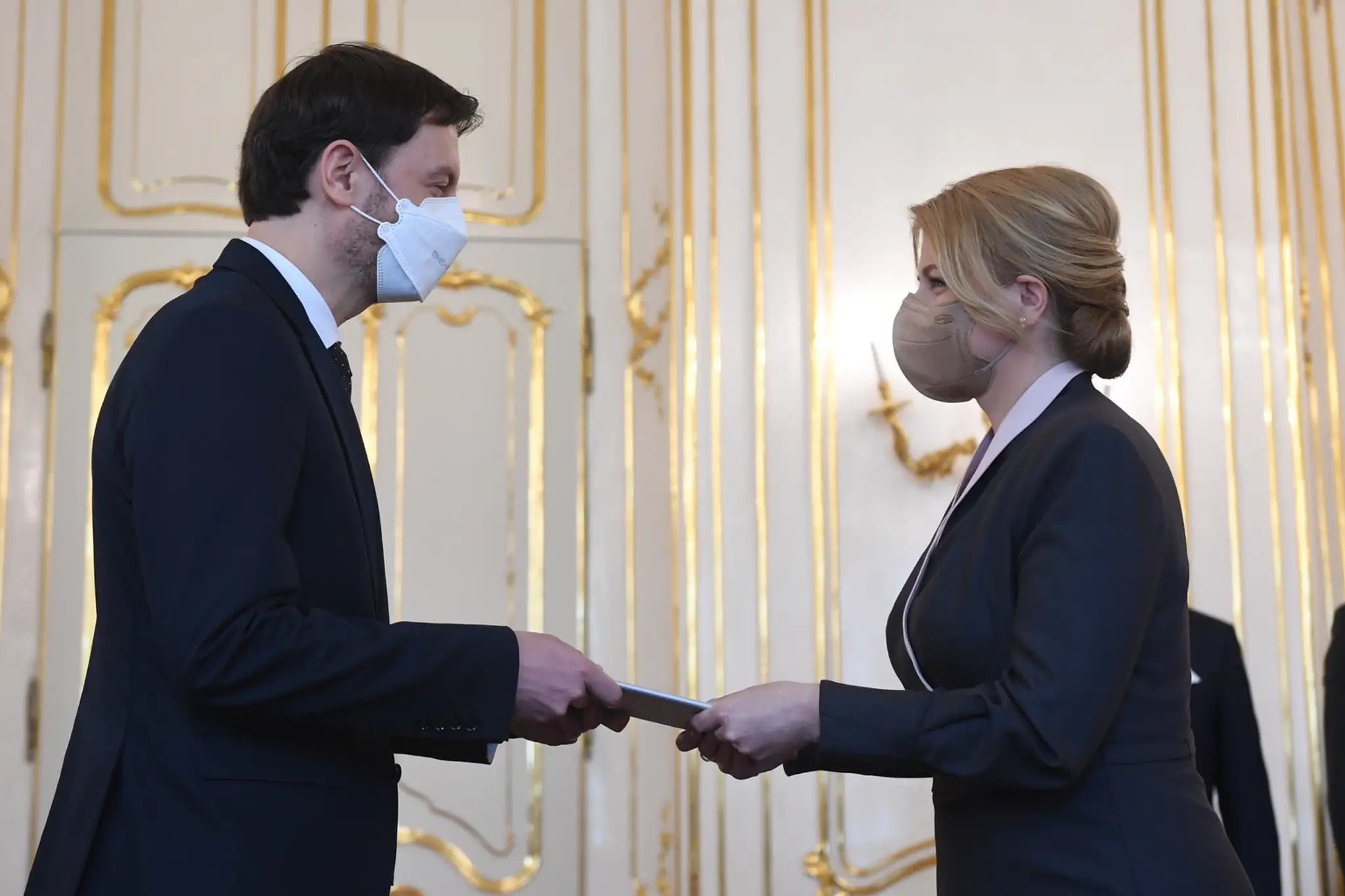 Eduard Heger a Zuzana Čaputová