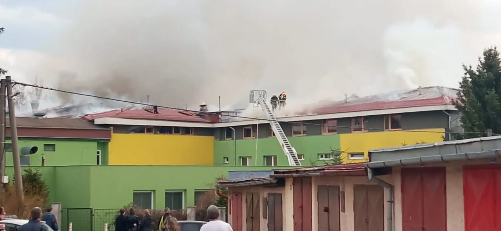 Požiar v Spišskej Novej Vsi.