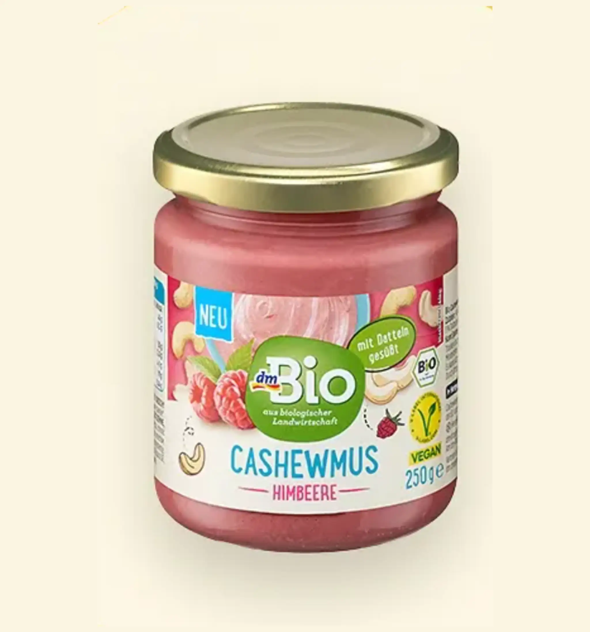 dmBio pasta z kešu a malín, 250 g