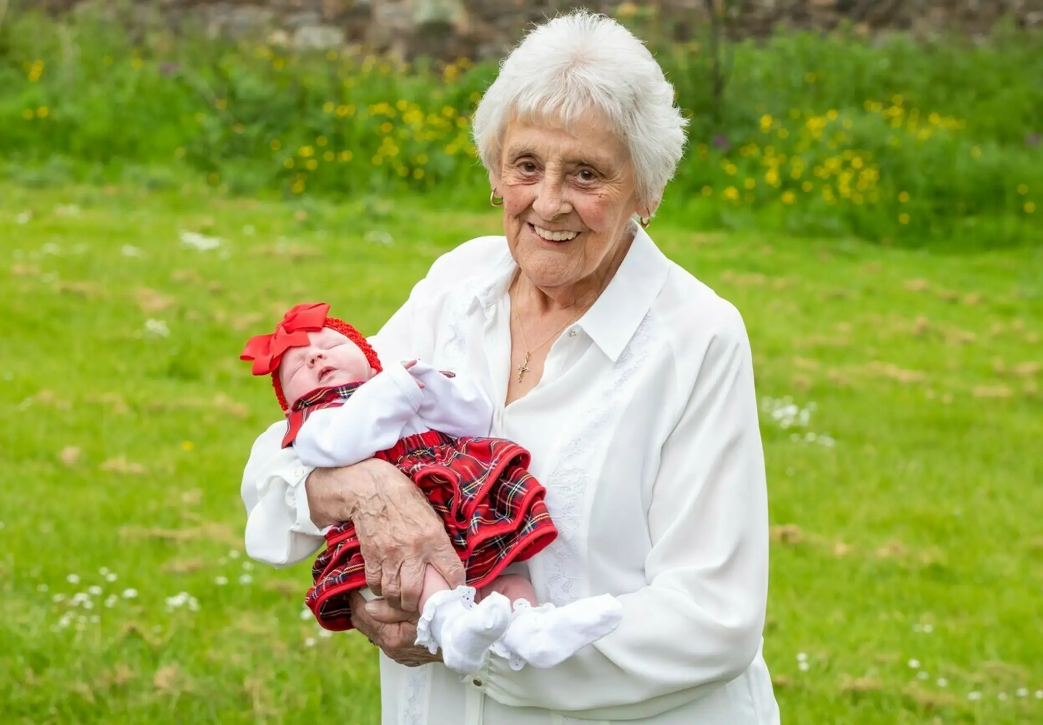 Mary Marshallová s najmladšou členkou rodiny