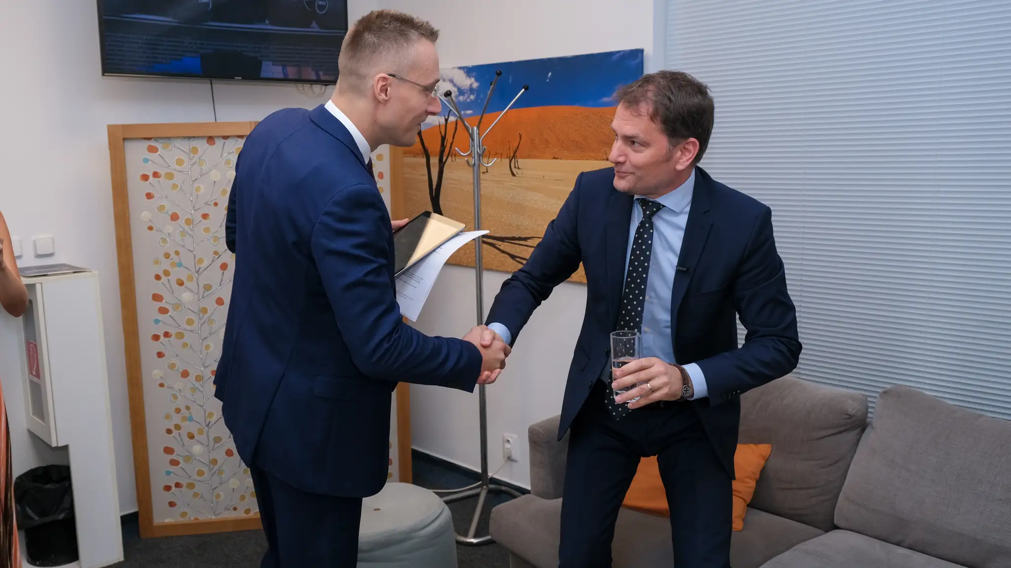 Igor Matovič pred nakrúcaním.
