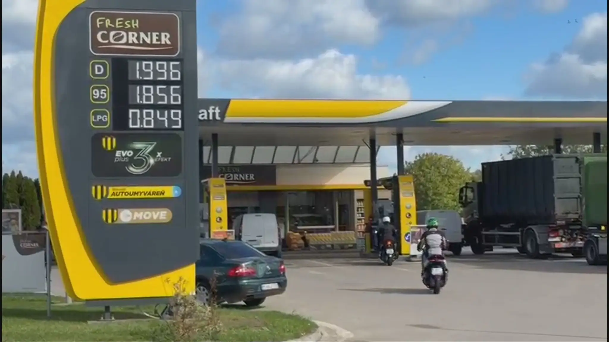 Ceny na čerpacej stanici