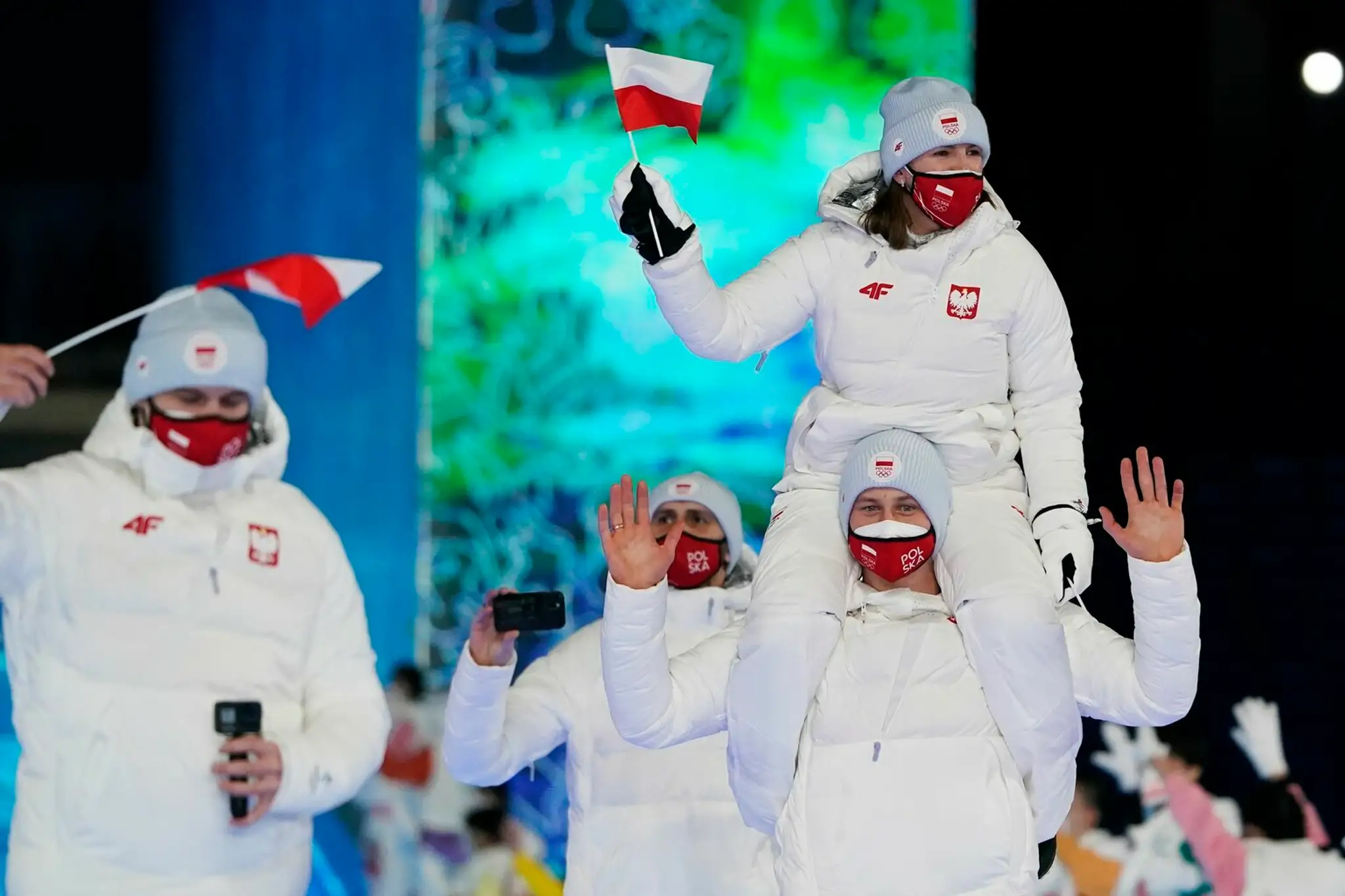 Poľsko na otváracom ceremoniáli ZOH 2022.