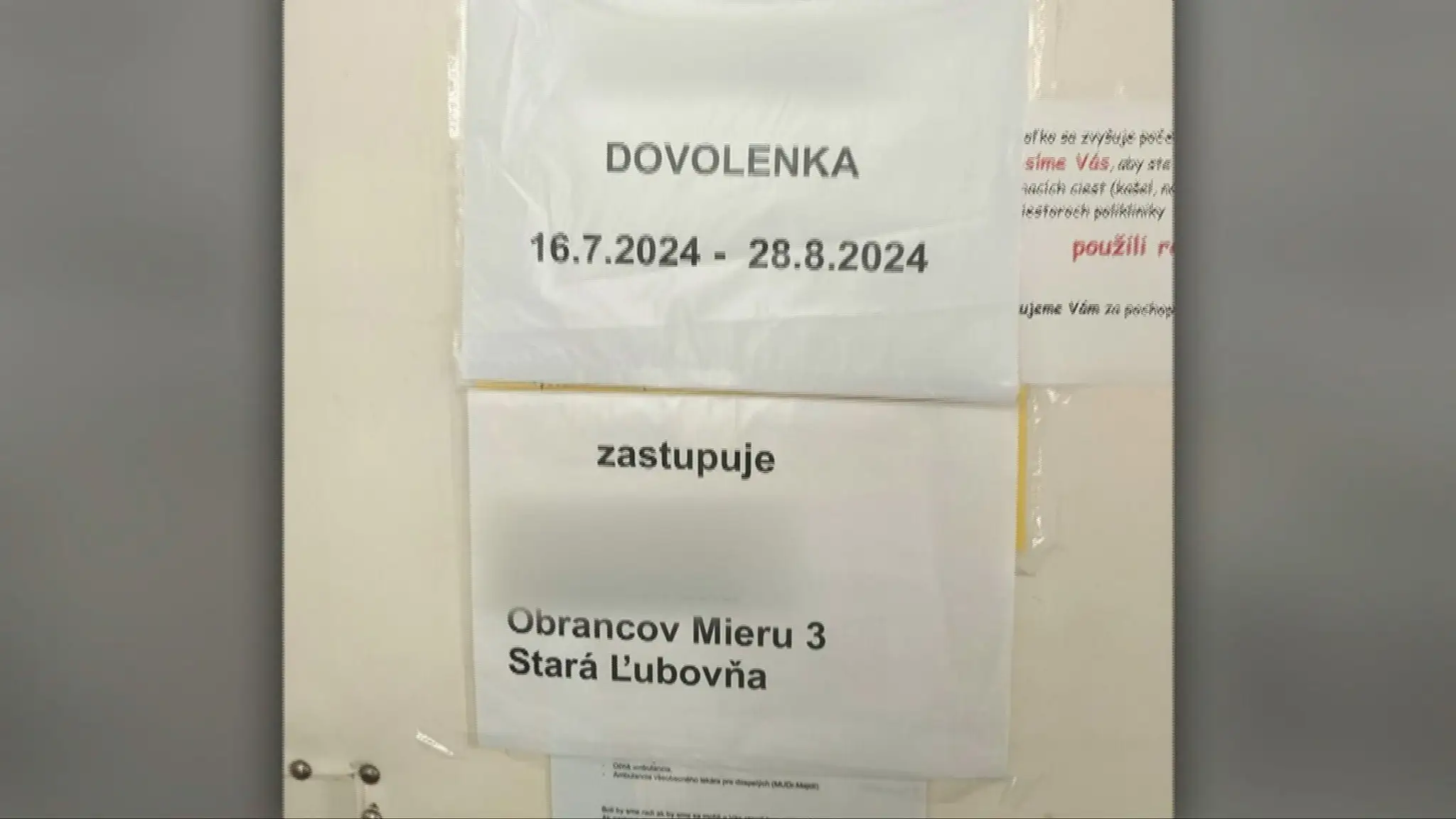 Zastupovanie v Starej Ľubovni.