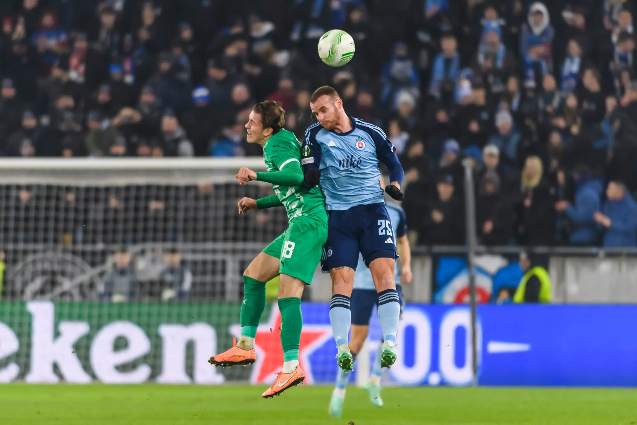 Slovan Bratislava - Olimpija Ľubľana.