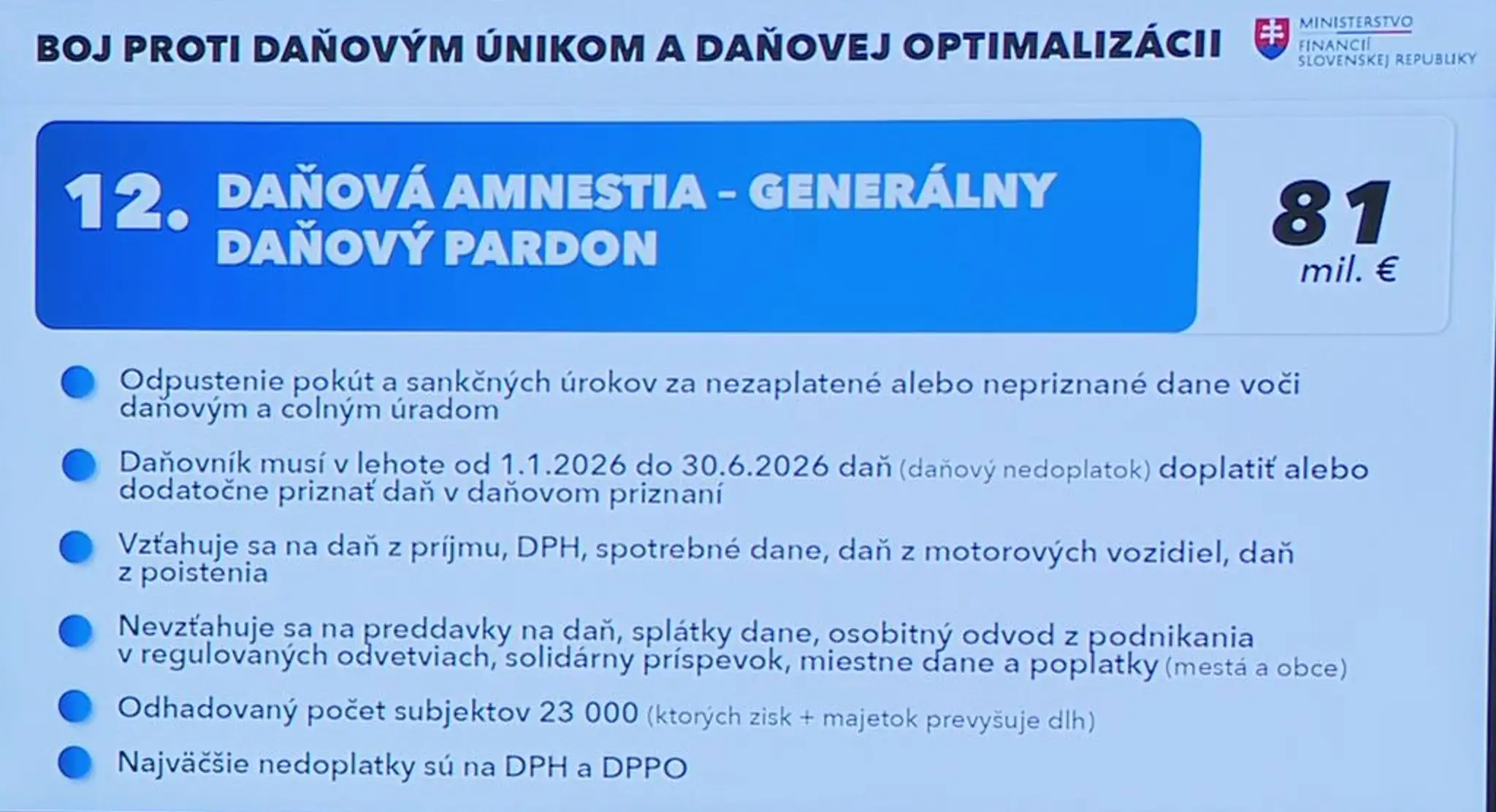 Daňová amnestia