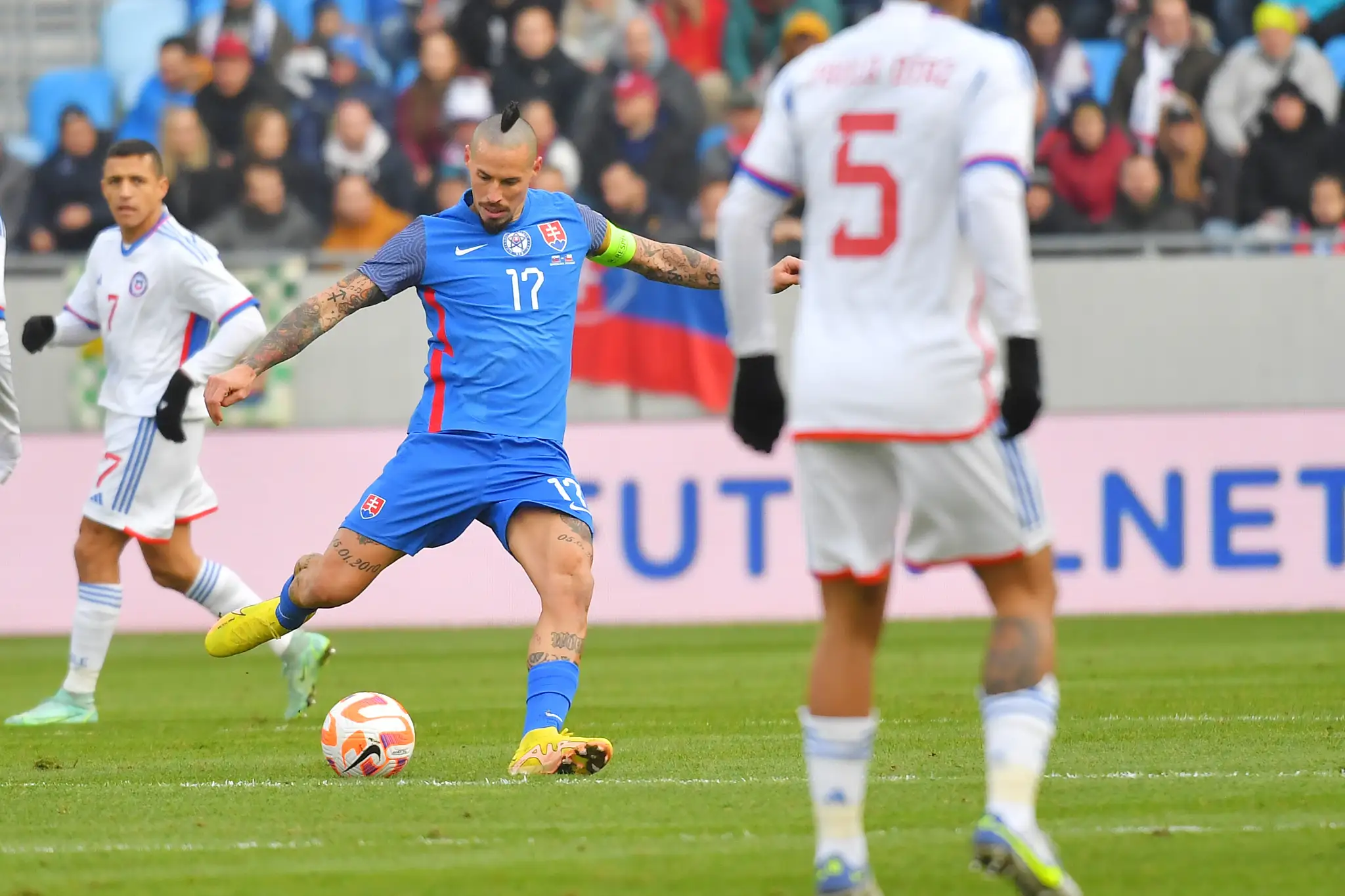 Marek Hamšík sa s reprezentáciou rozlúčil v prípravnom zápase s Čile.