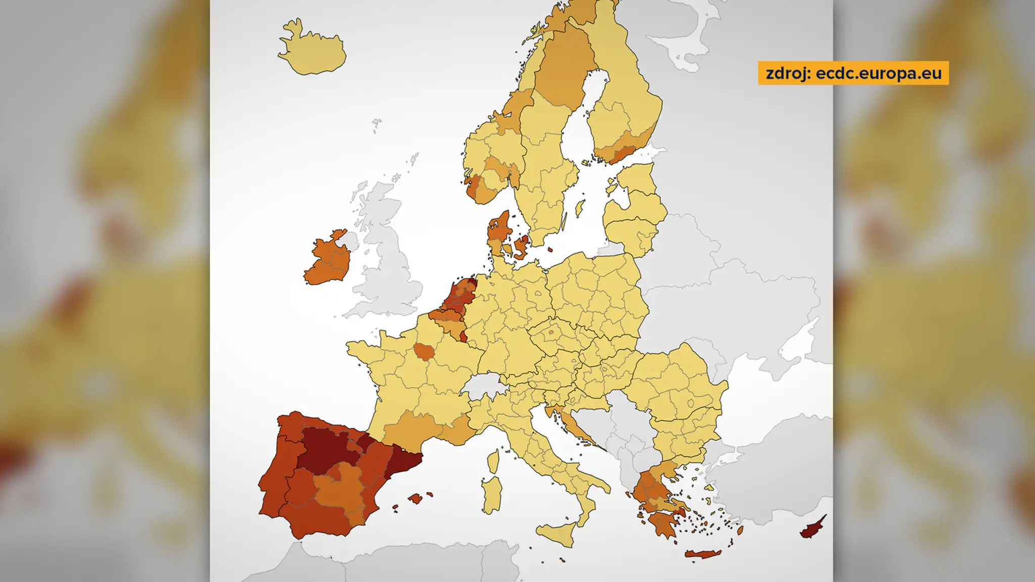 Mapa Európy
