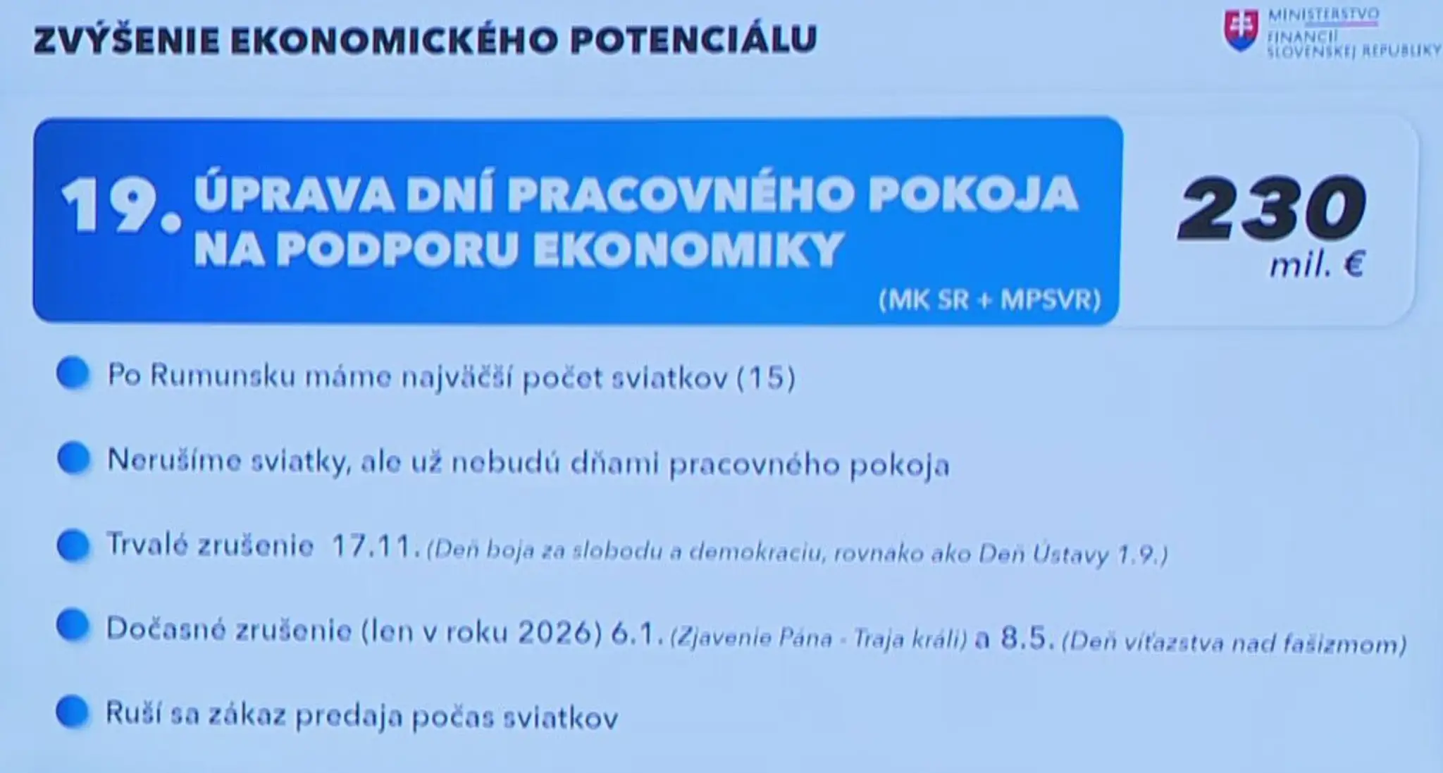 Úprava dní pracovného pokoja