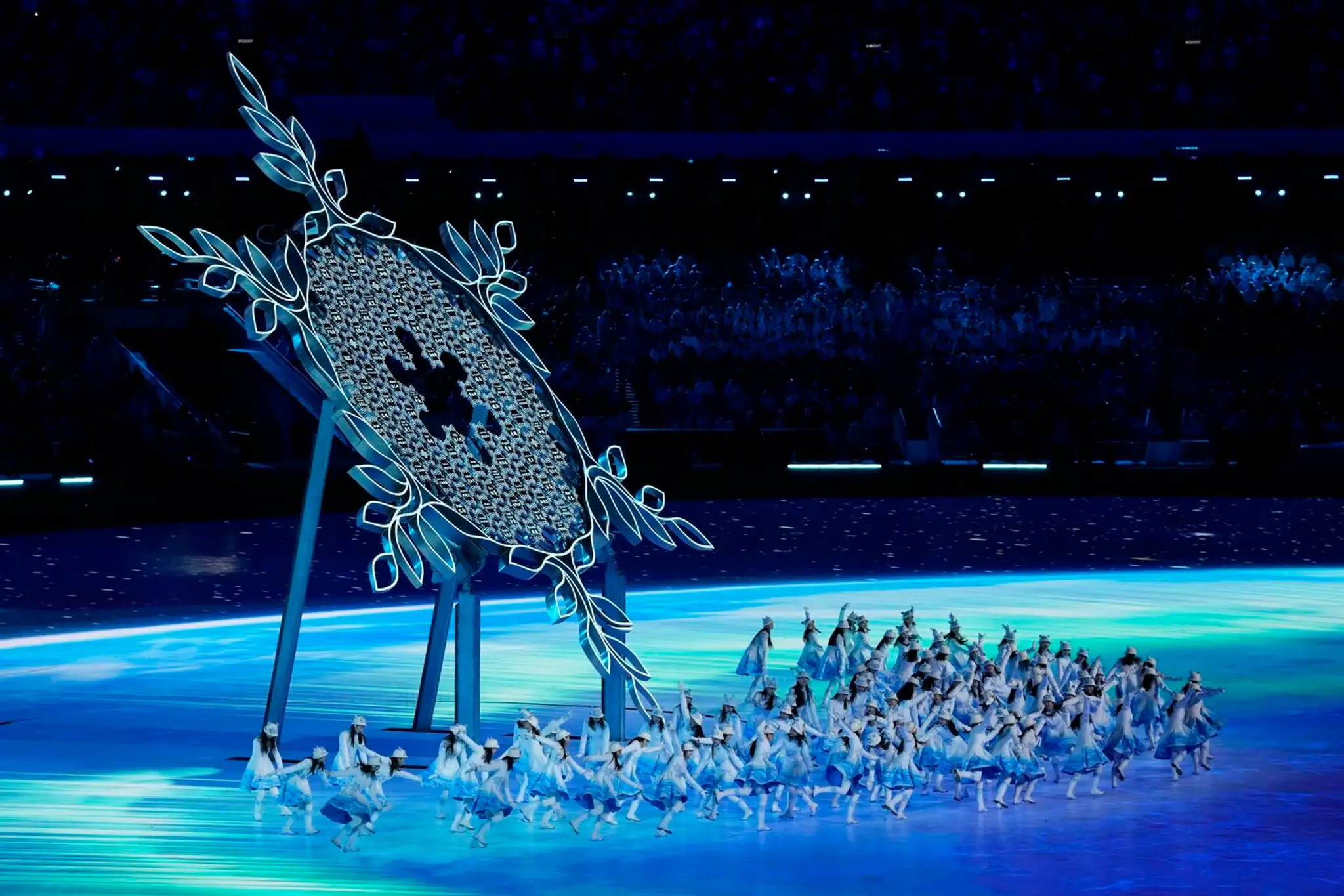 Účastníci otváracieho ceremoniálu ZOH 2022.