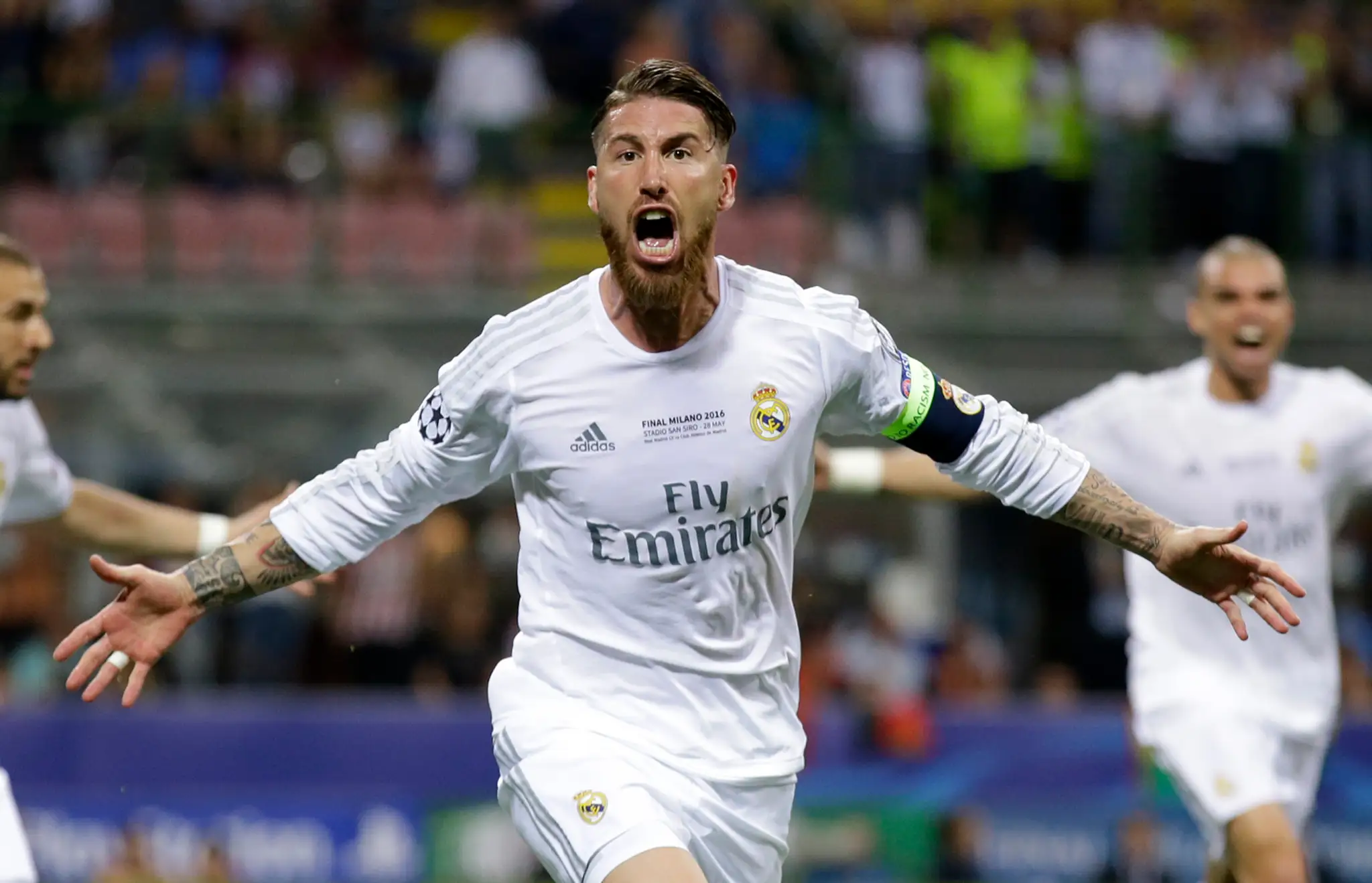 Sergio Ramos otvoril skóre vo finále Ligy majstrov 2015/2016.