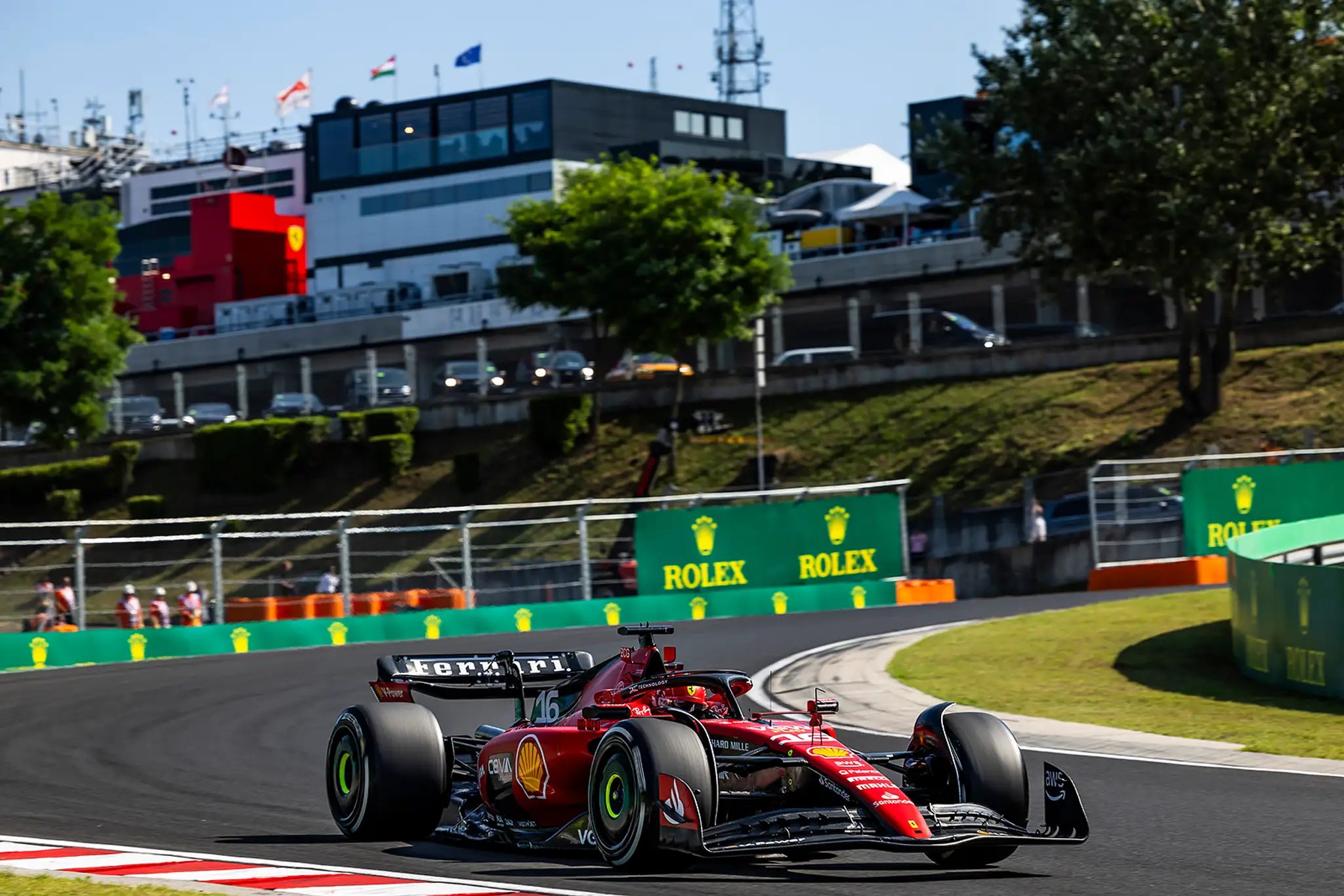Charles Leclerc vo svojom monoposte.
