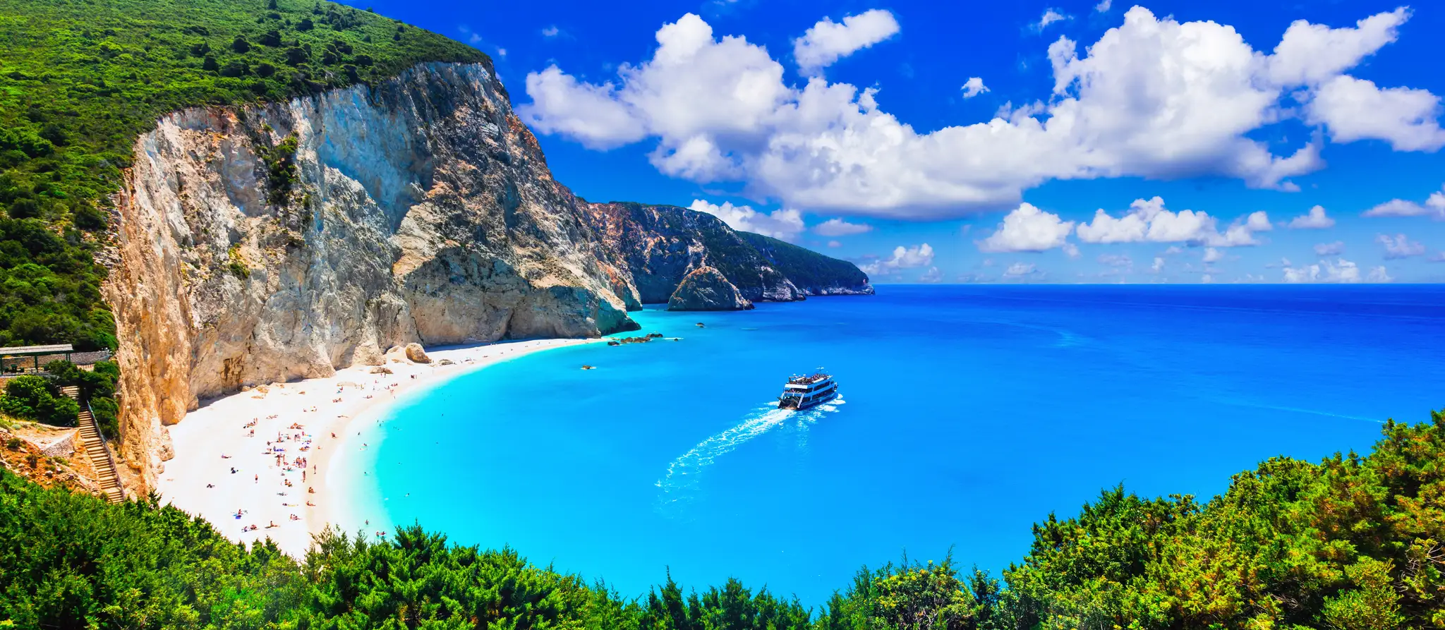 Ostrov Lefkada.
