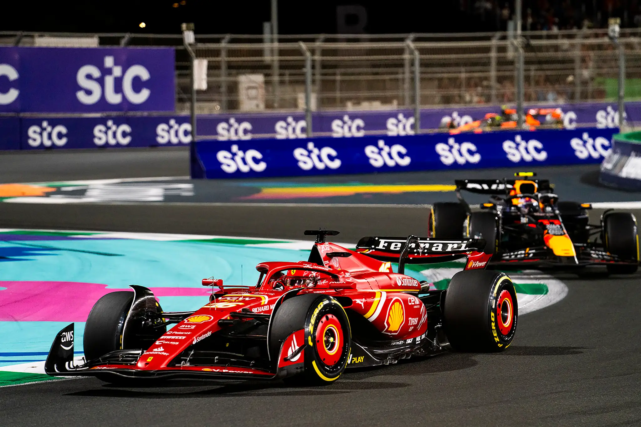 Charles Leclerc na Ferrari.