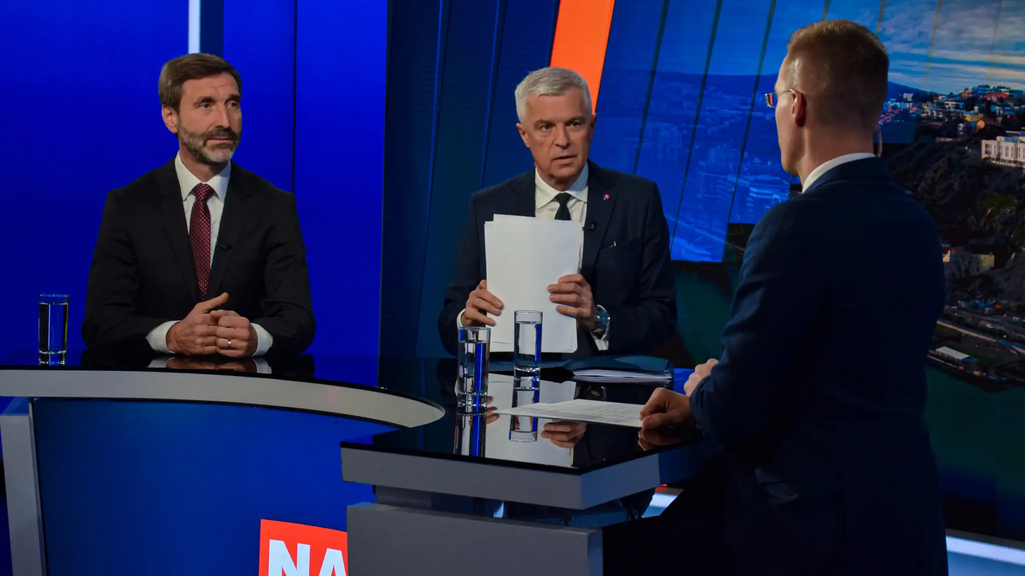 Juraj Blanár a Ivan Korčok v relácii Na telo.