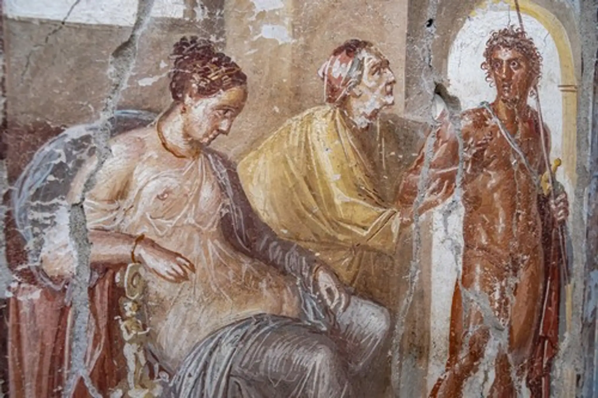 Archeológovia v Pompejach objavili malý domček s erotickými freskami.