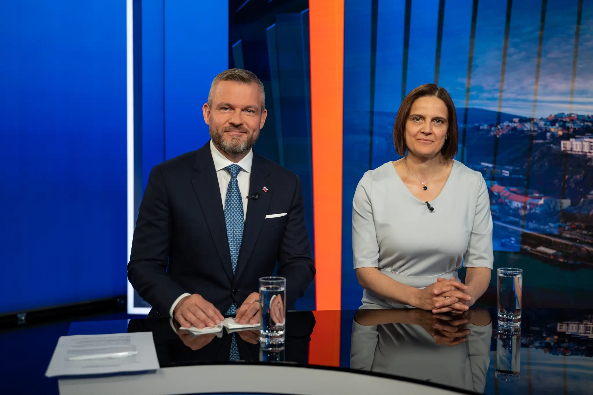 Peter Pellegrini a Mária Kolíková v Na telo.
