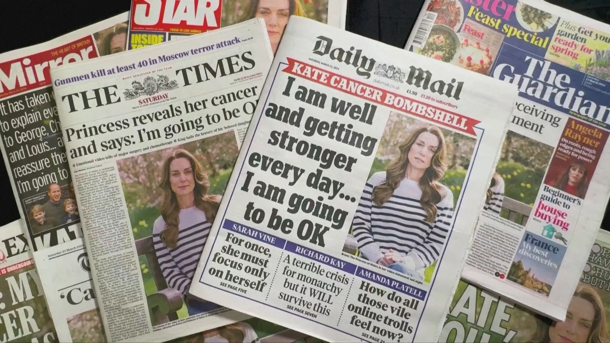Kate zaplnila titulky britských médií.