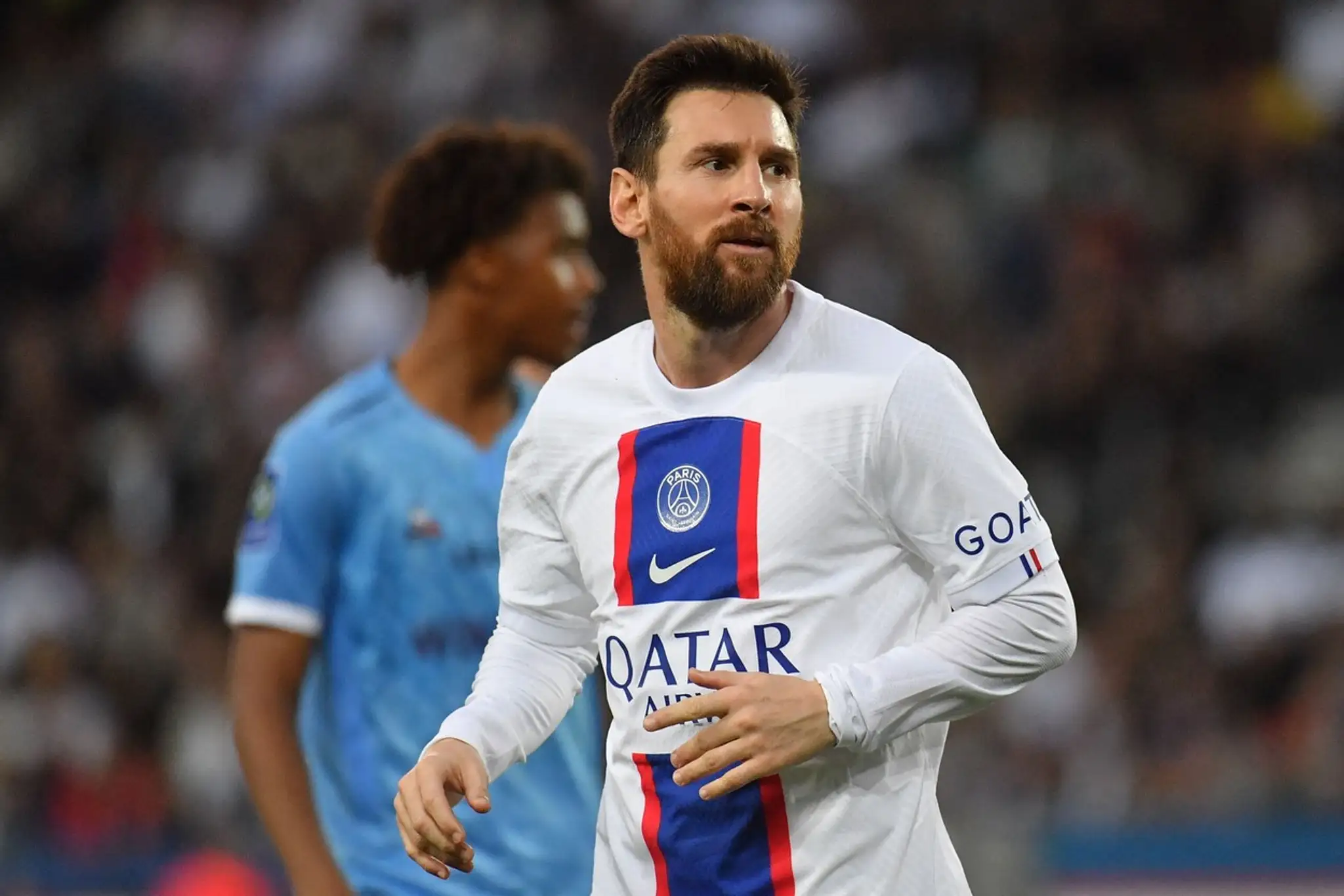 Messi počas víkendového zápasu proti Troyes