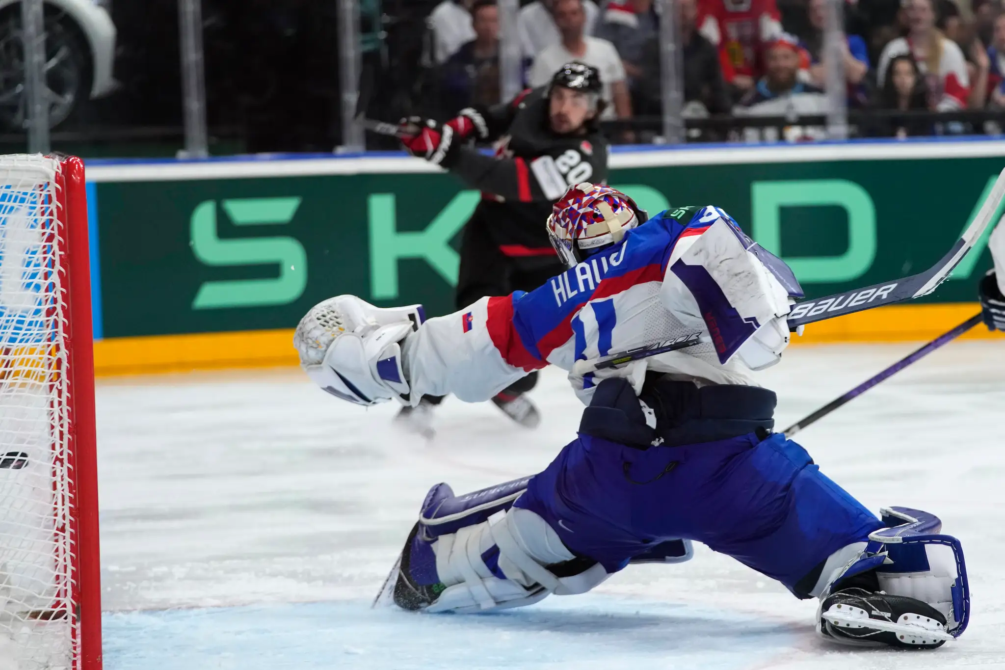 Štvrťfinále MS 2024: Kanada - Slovensko.