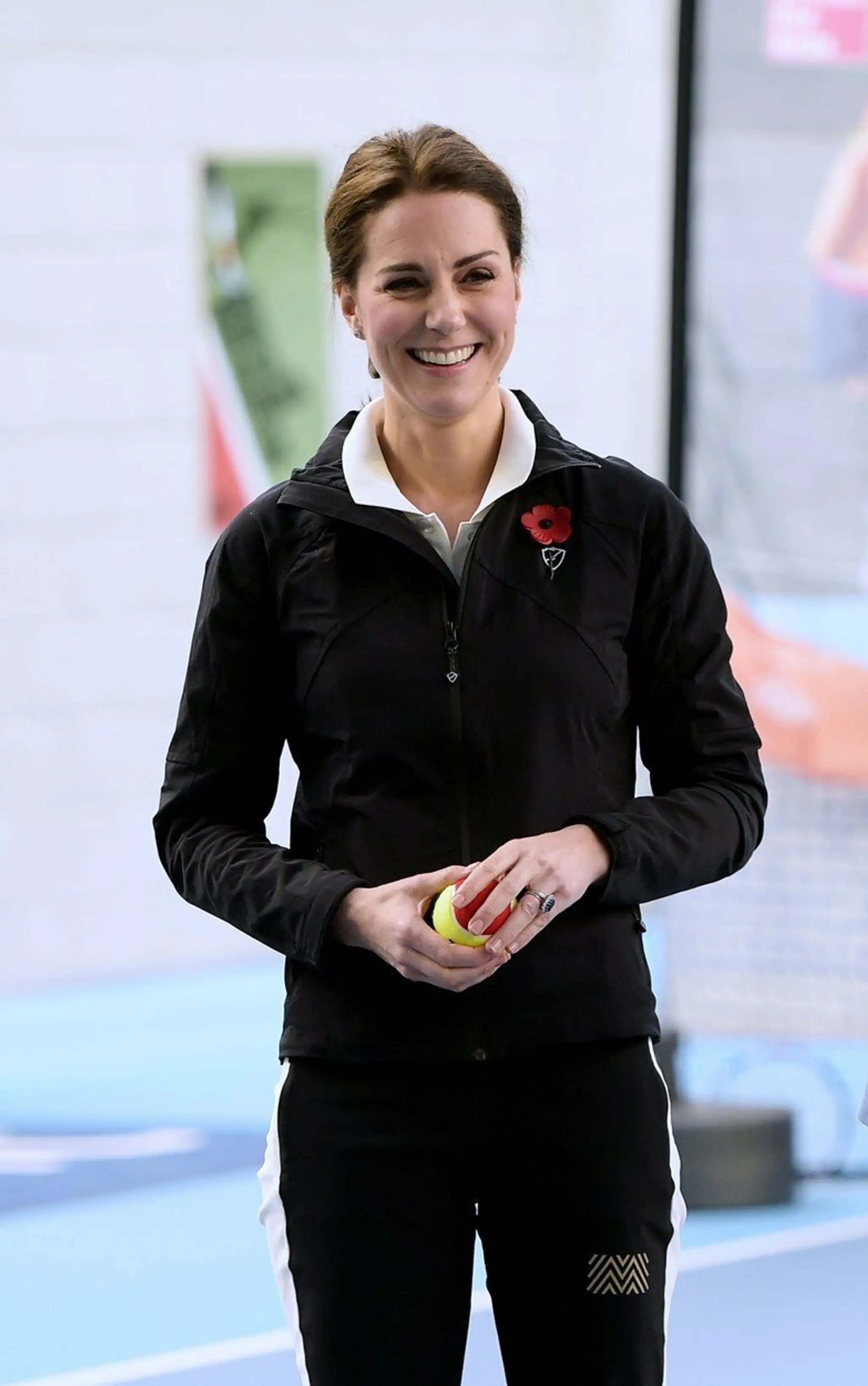 Kate Middleton v Národnom tenisovom centre v Londýne