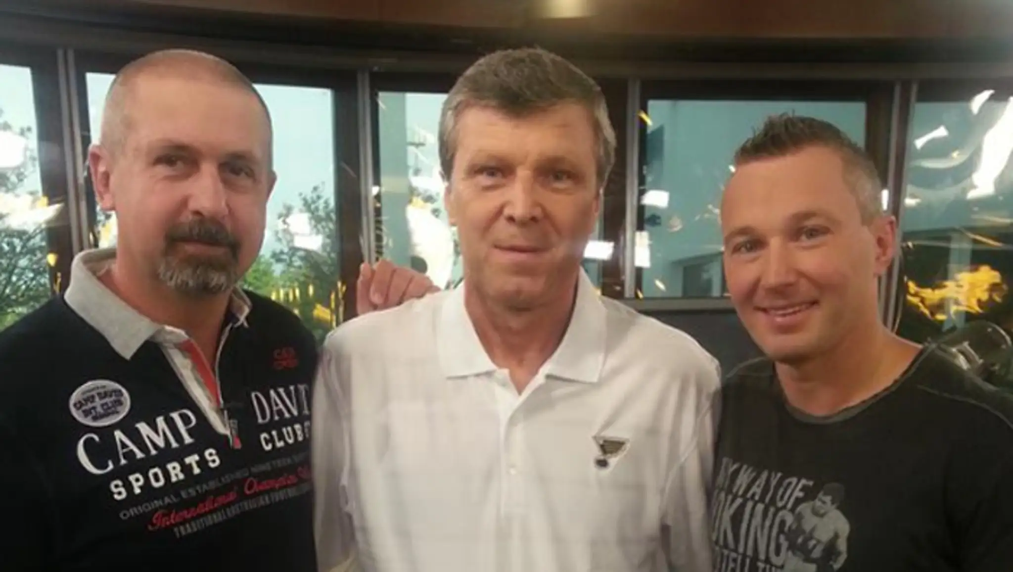 Zdeno Cíger, Peter Šťastný, Ľubo Višňovský