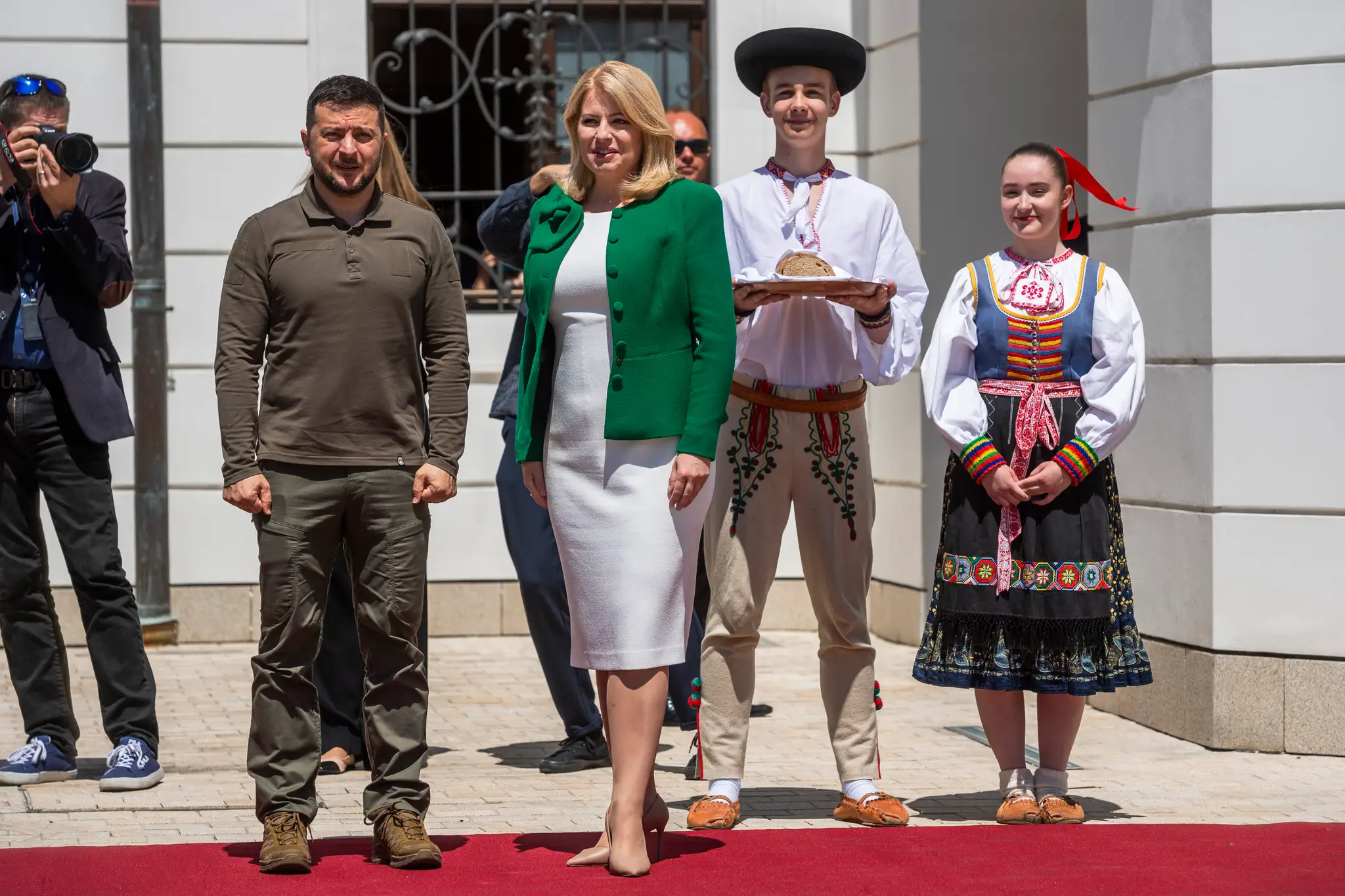 Prezidentka privítala Zelenského