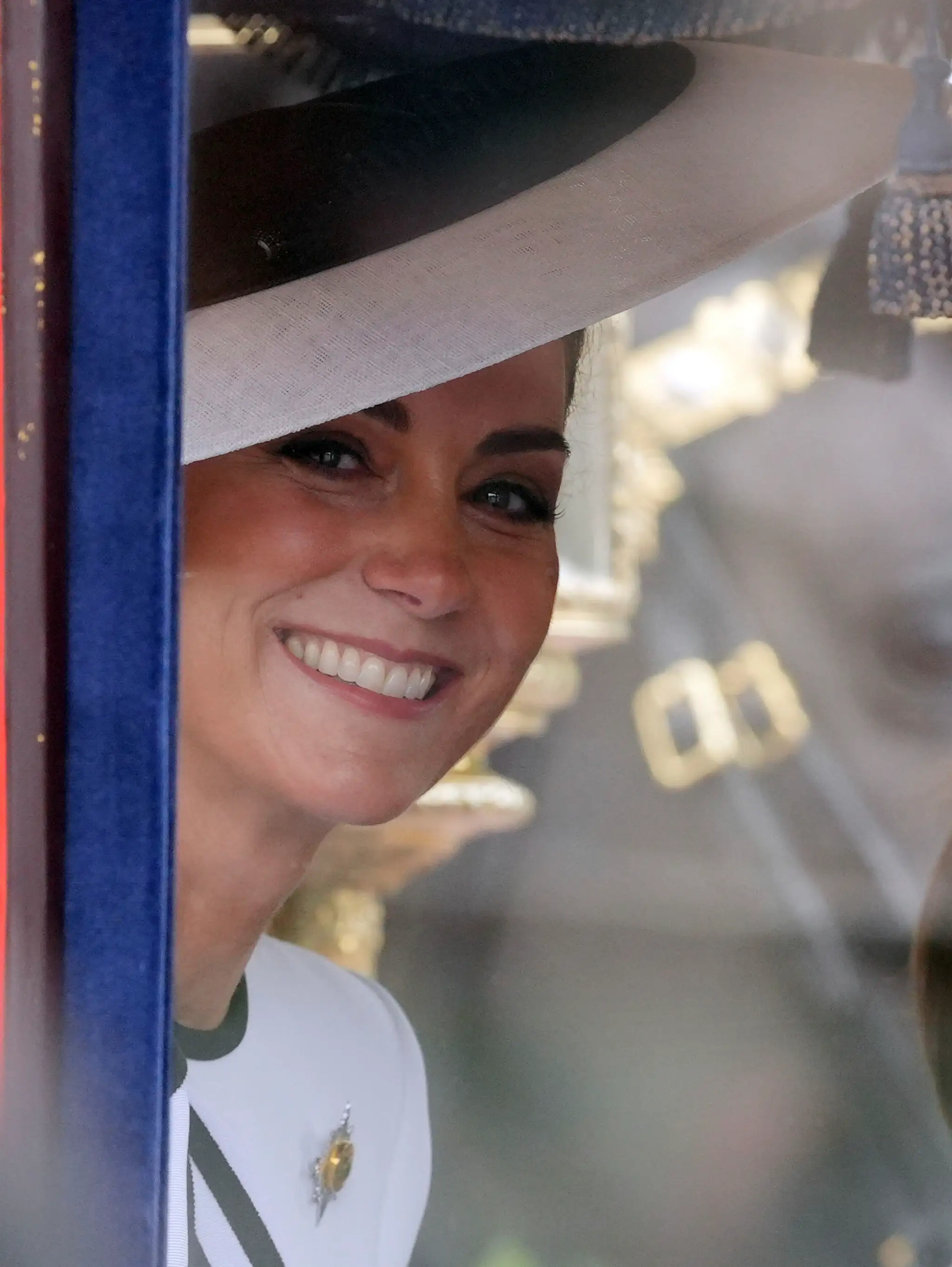 Kate počas prehliadky Trooping The Color.