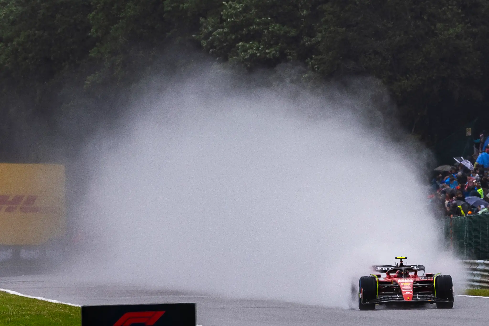 Carlos Sainz na Ferrari.