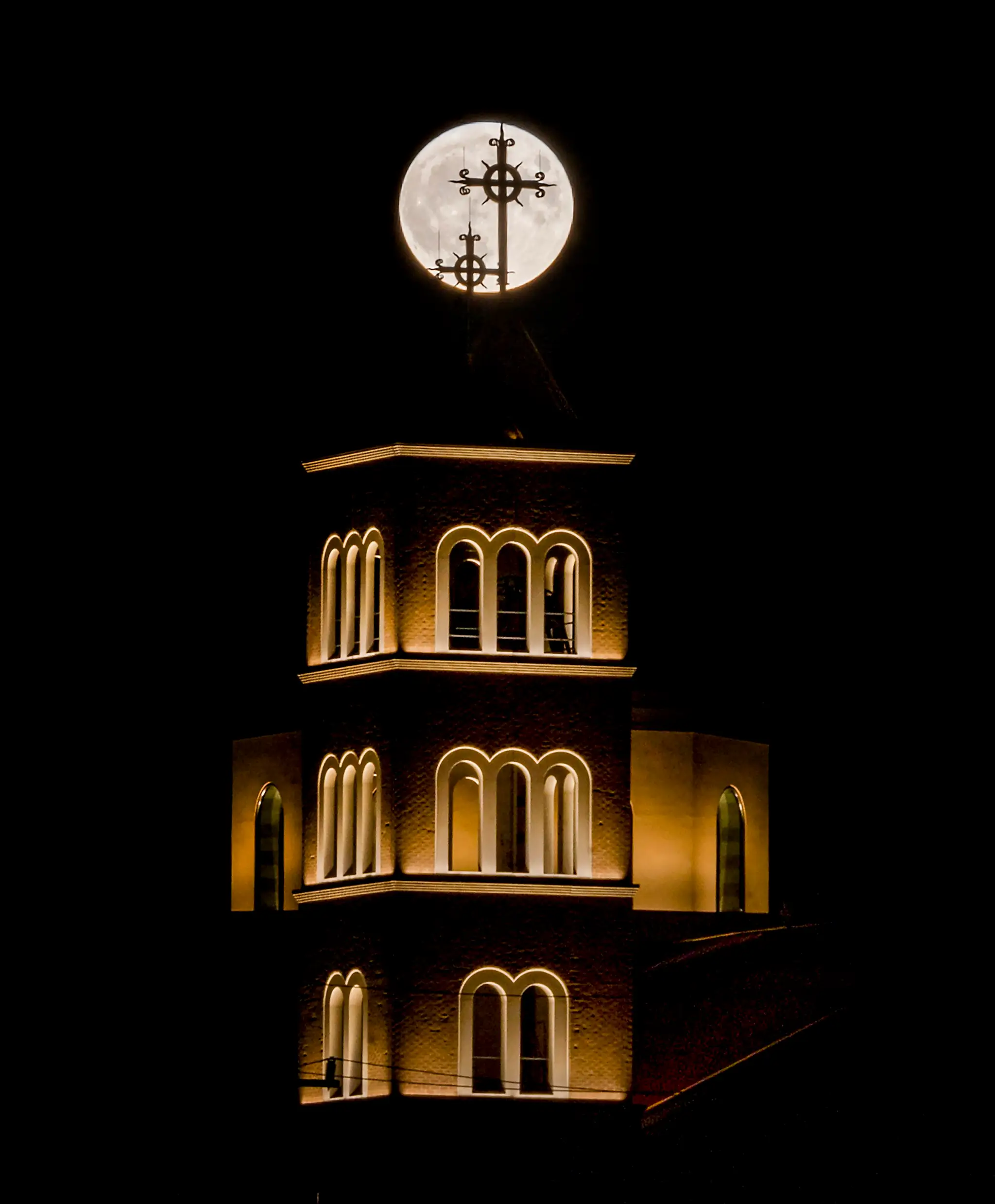 Modrý mesiac (Hartland, Wisconsin, USA)