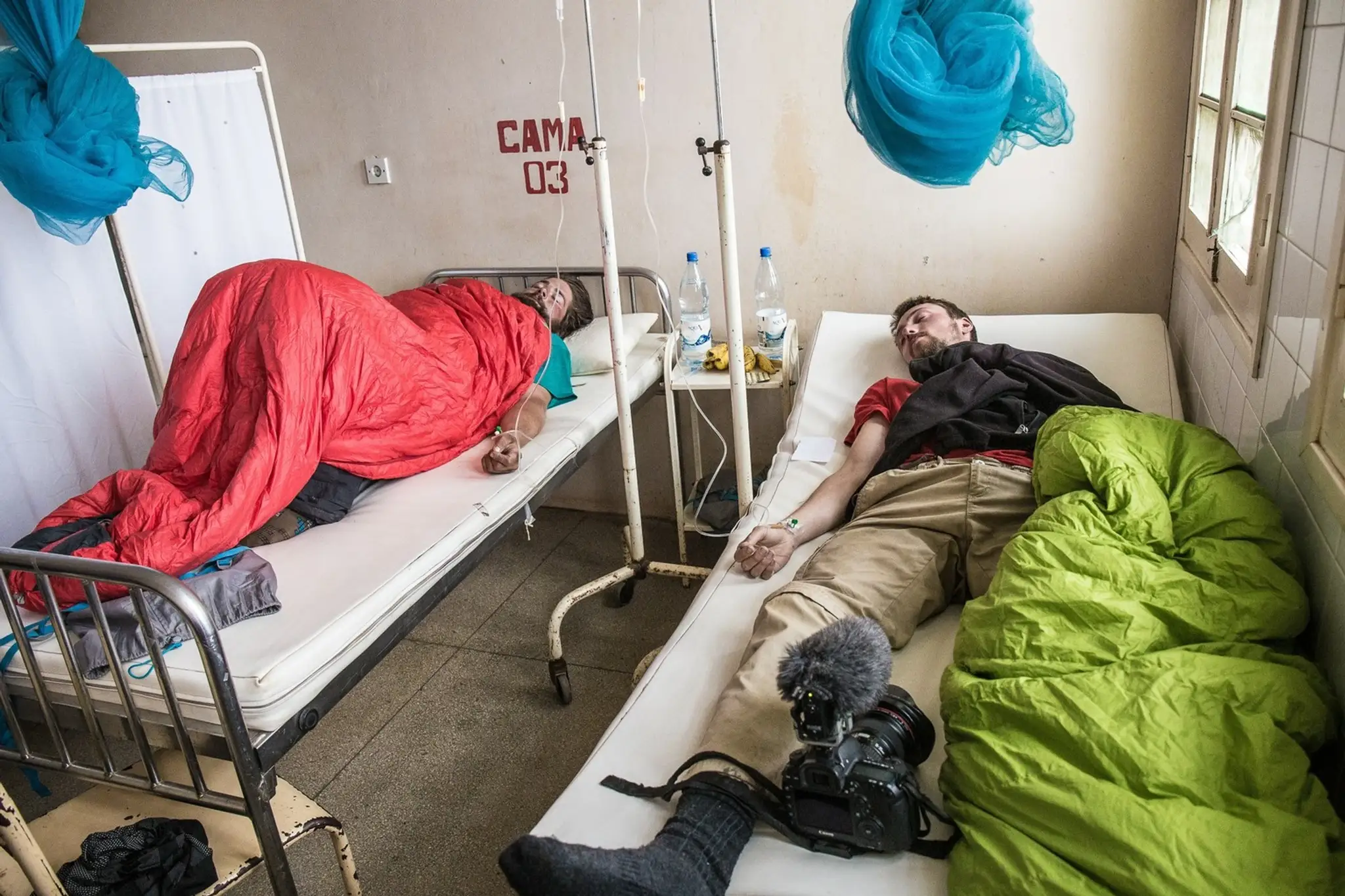 Marek Slobodník a fotograf dostali maláriu