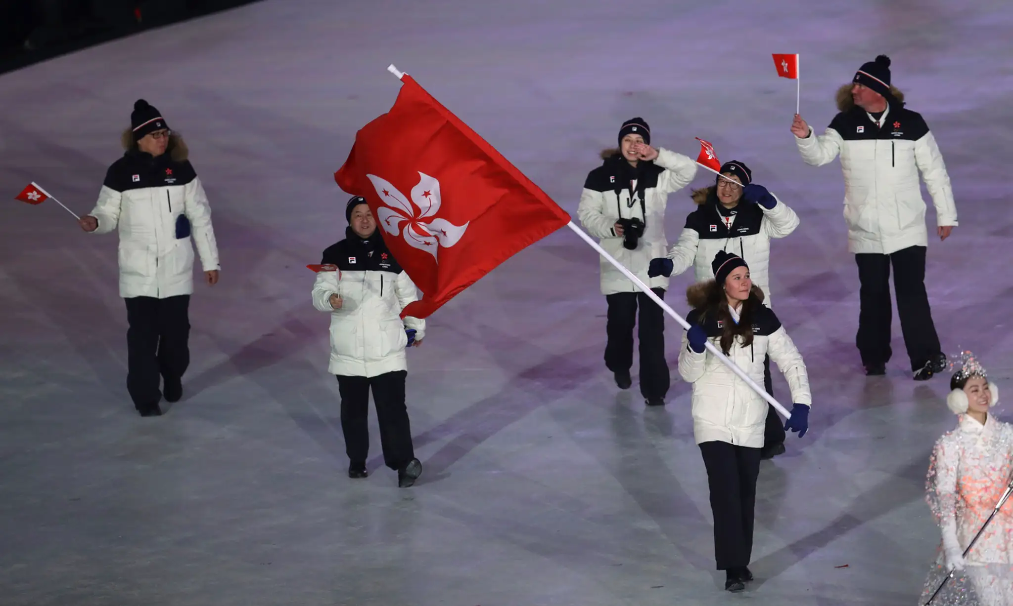 Pita Taufatofua z Tongy na otváracom ceremoniáli ZOH 2018.