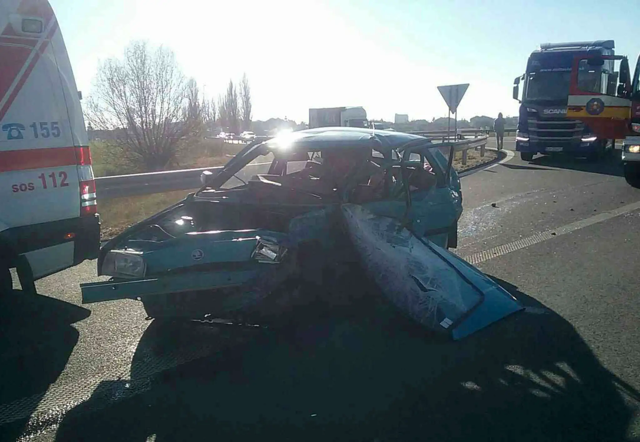 Smrteľná dopravná nehoda.