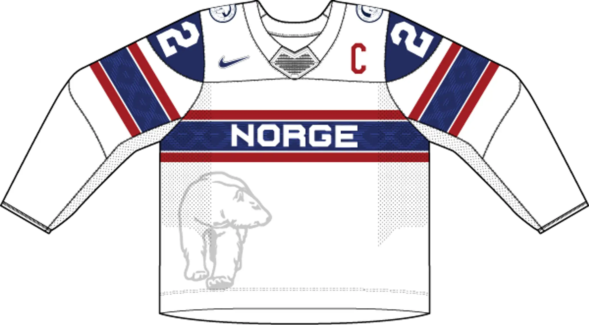 Domáci dres nórskych medveďov.