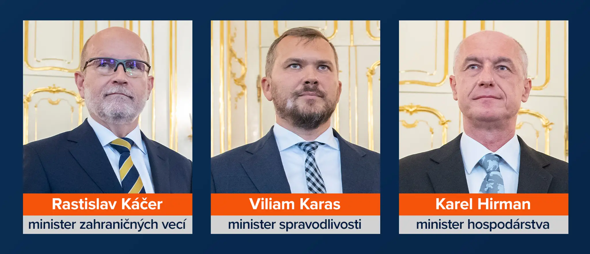 Noví ministri.