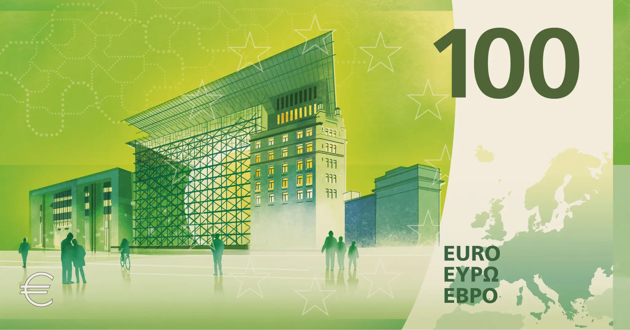 Nové eurobankovky Návrh H