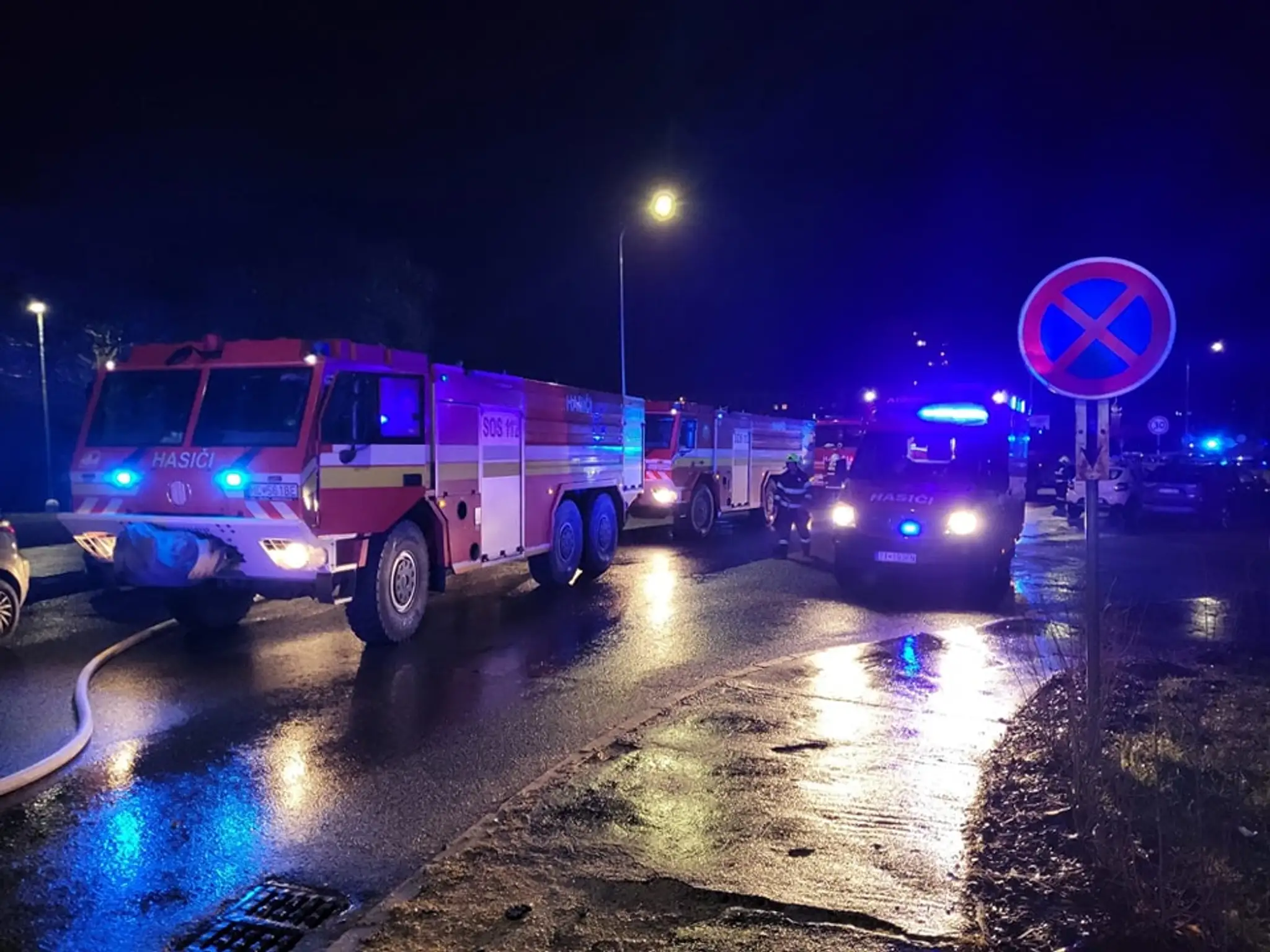 Požiar bytu v Hlohovci