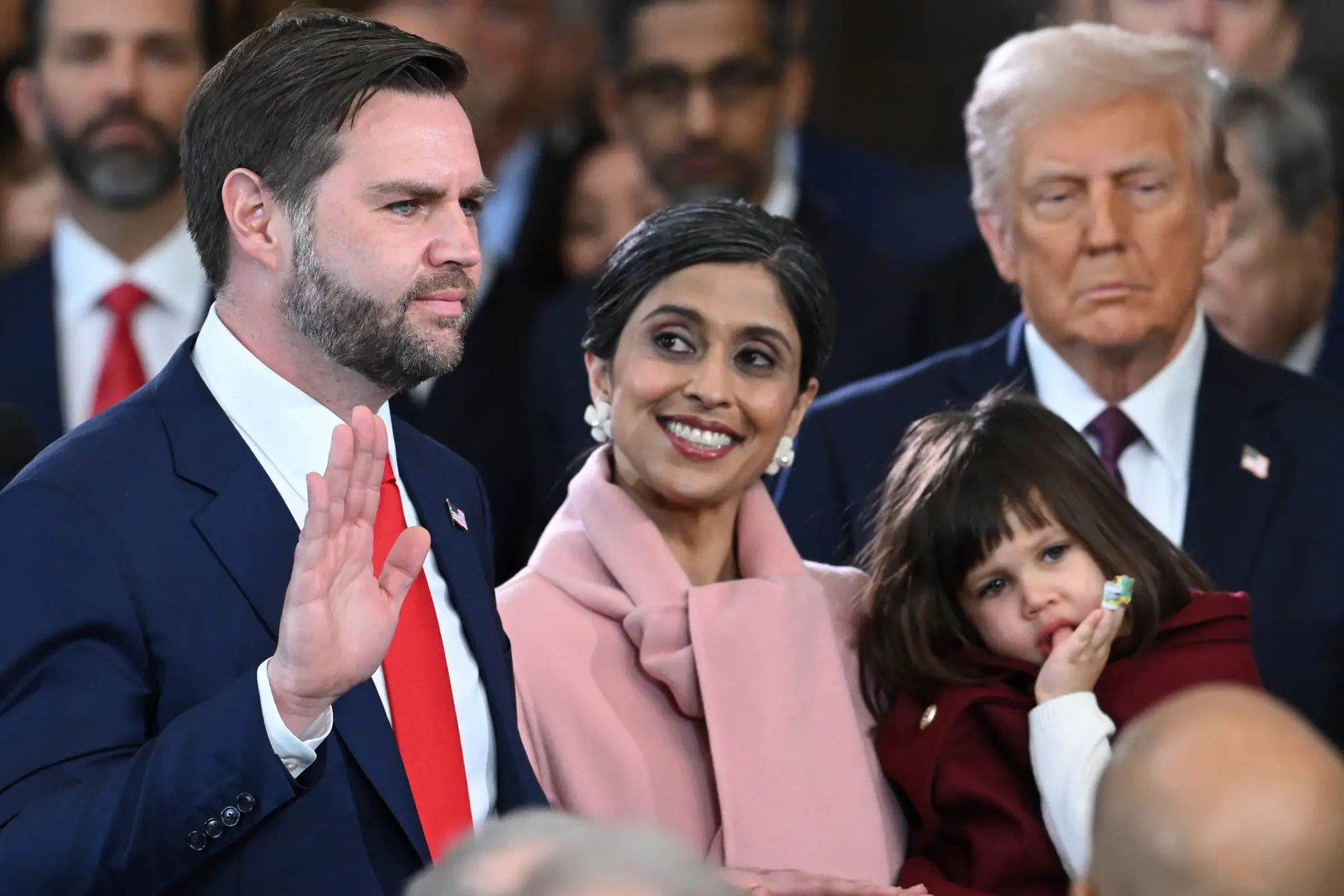 J.D. Vance skladá prísahu ako americký viceprezident