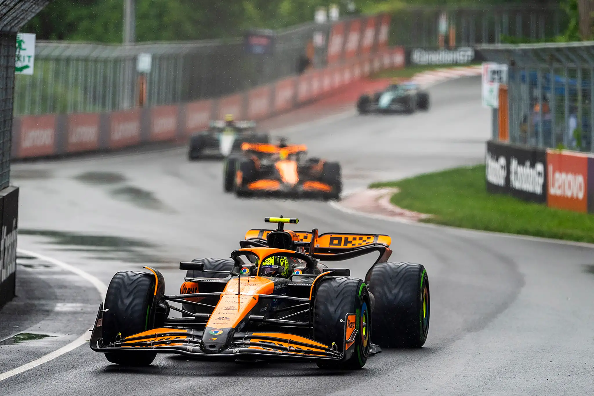 Lando Norris na McLarene skončil na VC Kanady druhý.