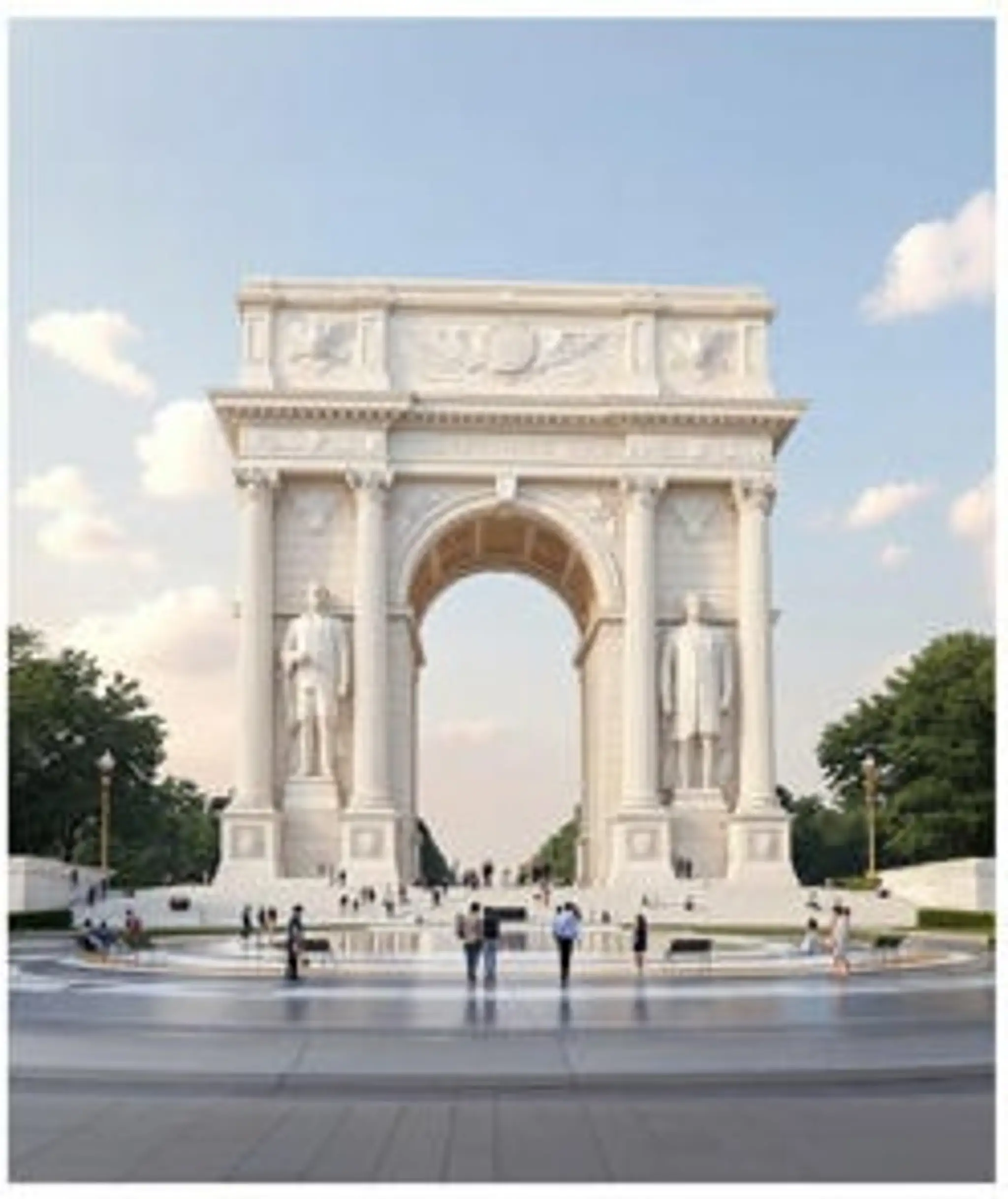 „The Independence Arch“ (Oblúk nezávislosti) Návrh č. 2